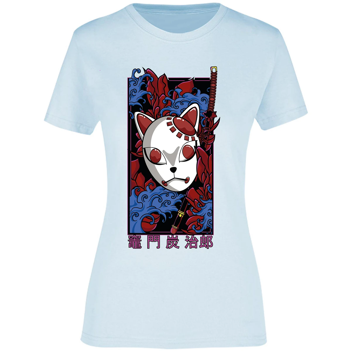 Blusa Demon Slayer Mascaras Kimetsu No Yaiba Blusa para Mujer 16