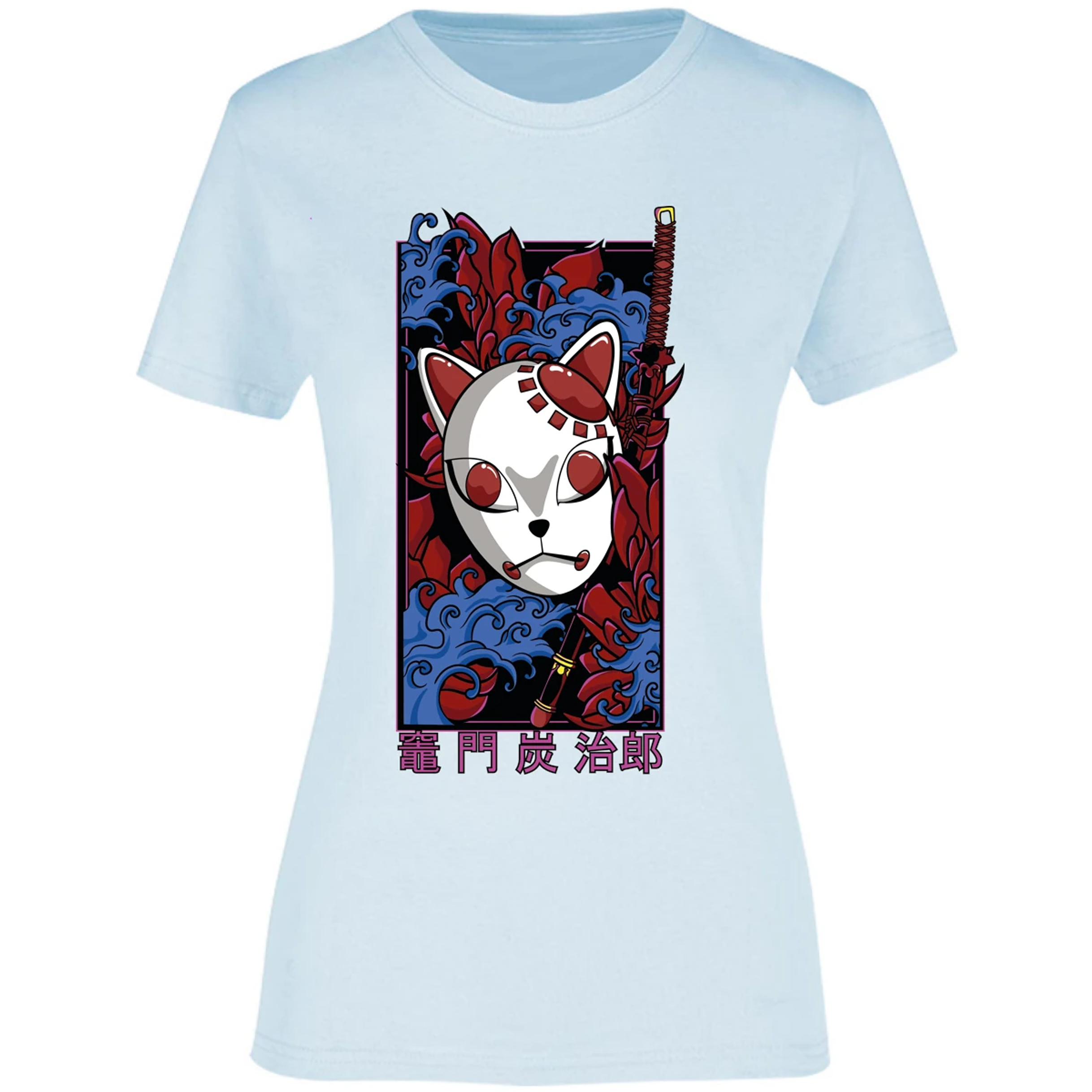 Blusa Demon Slayer Mascaras Kimetsu No Yaiba Blusa para Mujer 16