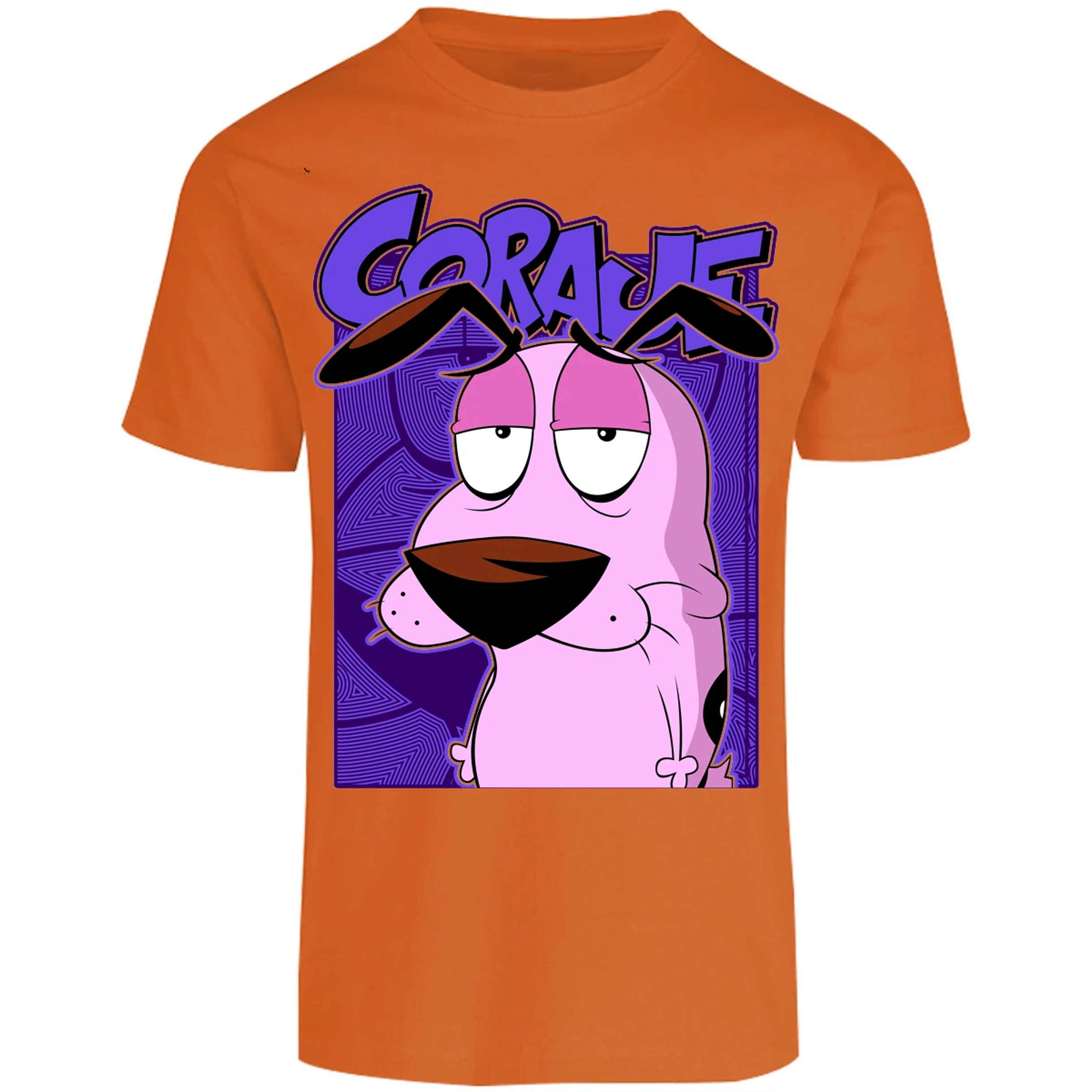 Playera Es De Series Y Peliculas Coraje para Adulto 28