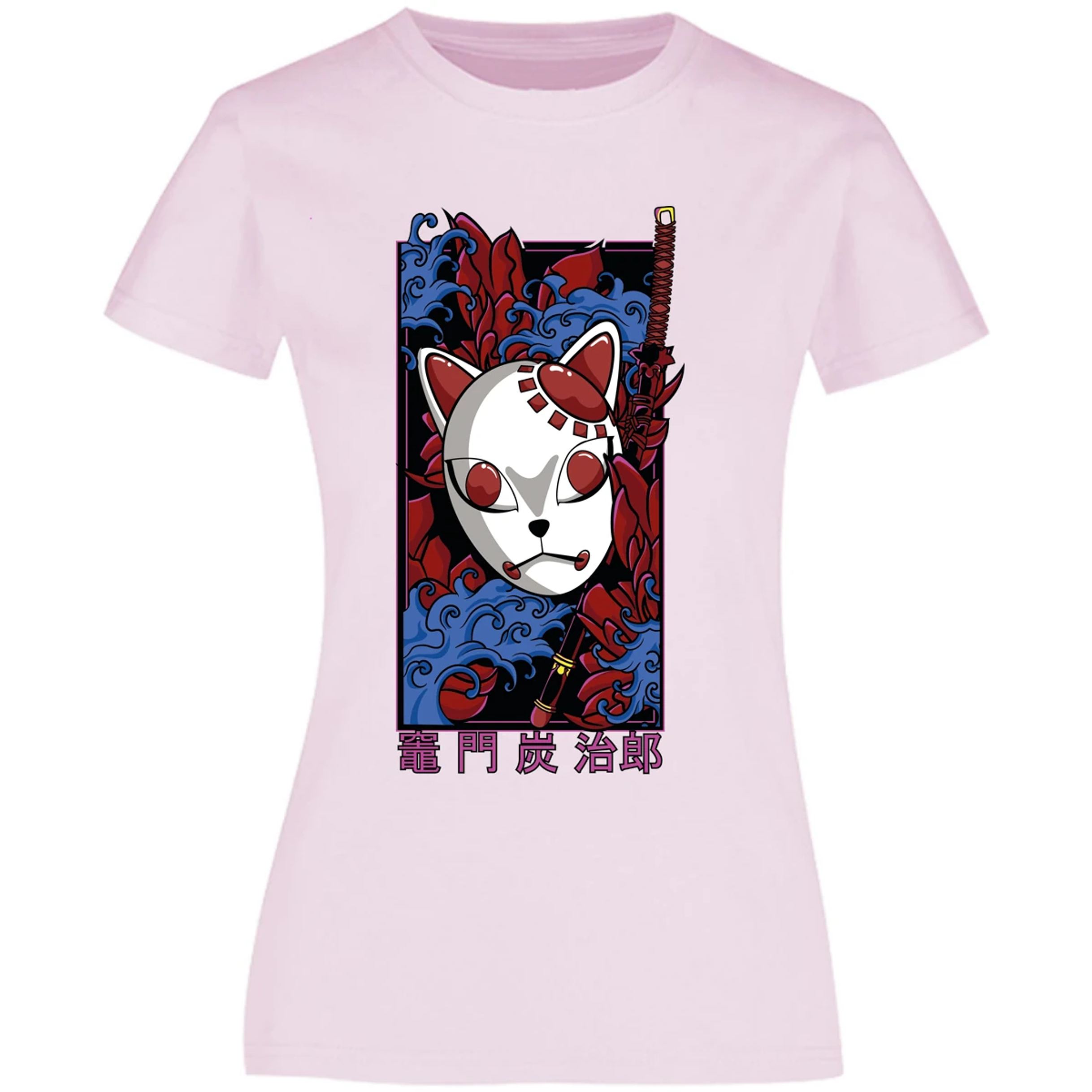 Blusa Demon Slayer Mascaras Kimetsu No Yaiba Blusa para Mujer 17