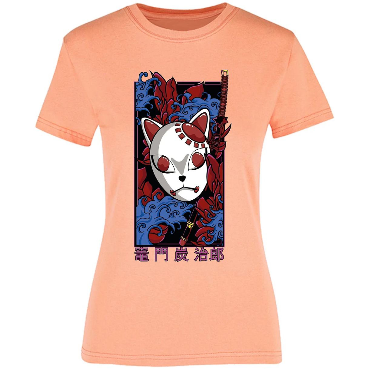 Blusa Demon Slayer Mascaras Kimetsu No Yaiba Blusa para Mujer 12