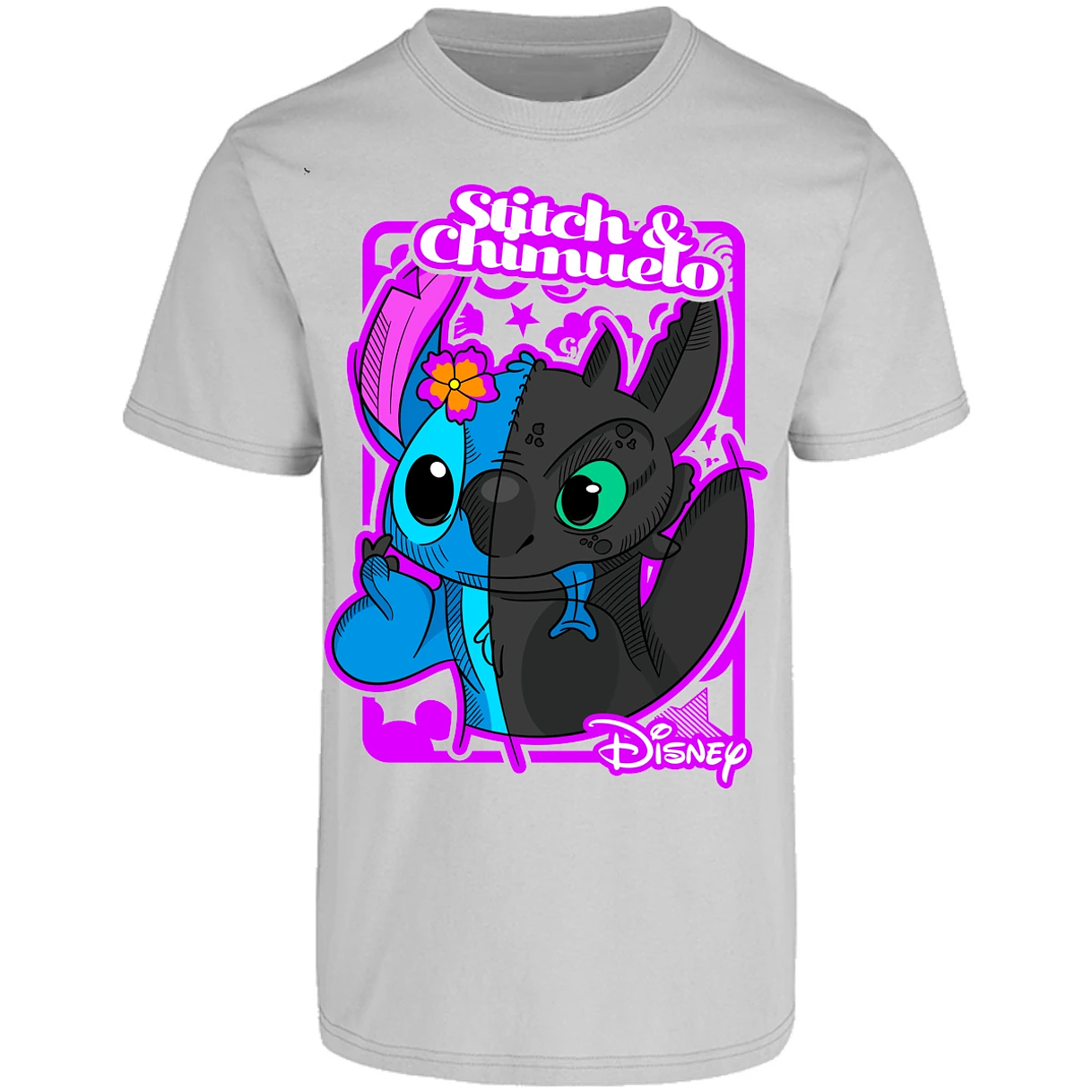 Playera Como Entrenar Dragon Stitch Y Chimuelo para Adulto 5