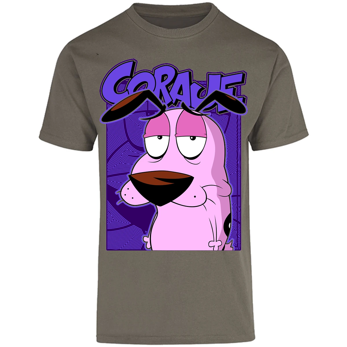 Playera Es De Series Y Peliculas Coraje para Adulto 15