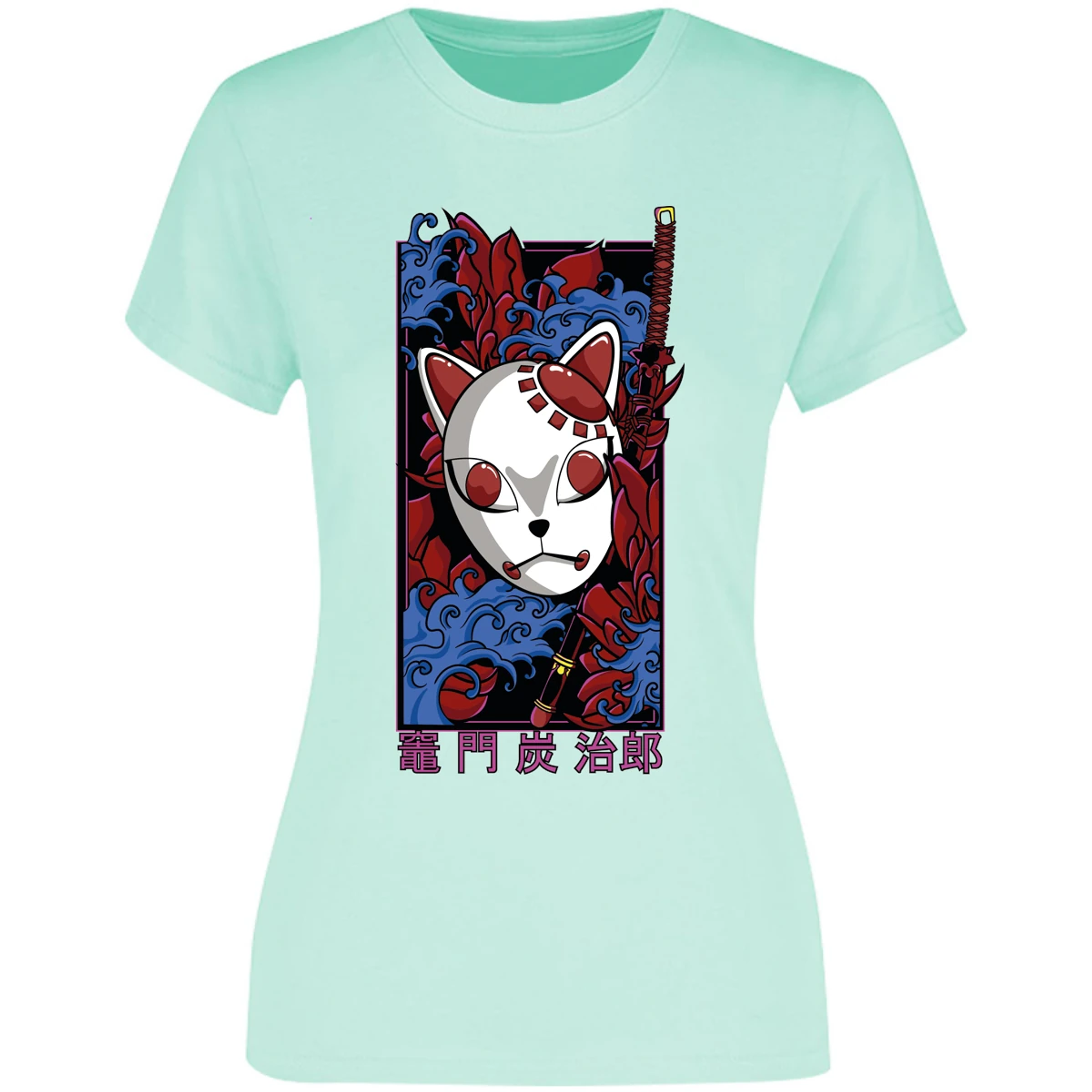 Blusa Demon Slayer Mascaras Kimetsu No Yaiba Blusa para Mujer 4