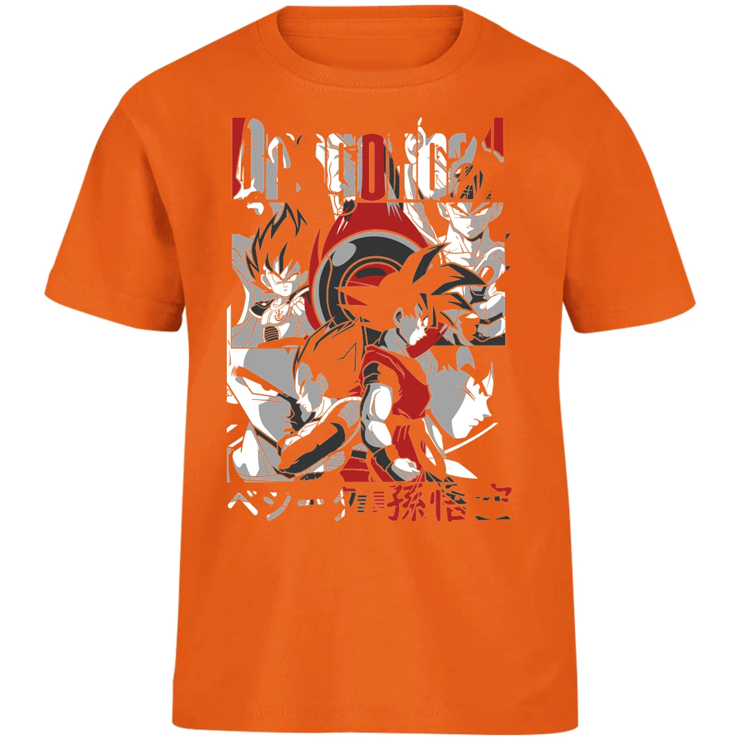 Playera Dragon Ball Goku Vegeta para Niño 3
