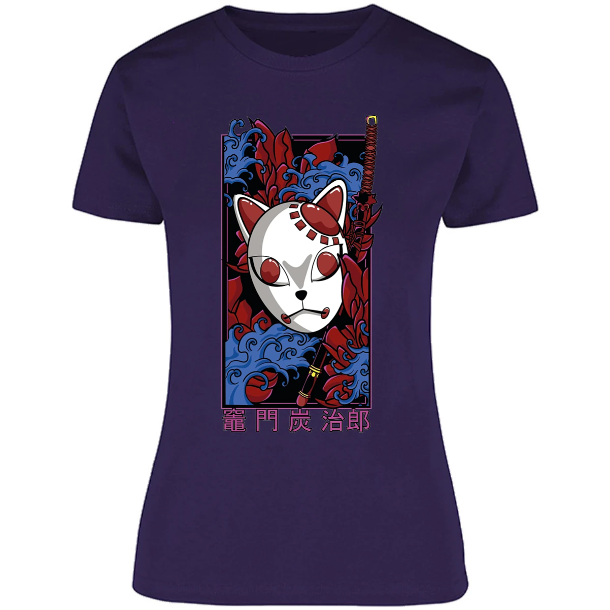 Blusa Demon Slayer Mascaras Kimetsu No Yaiba Blusa para Mujer 11