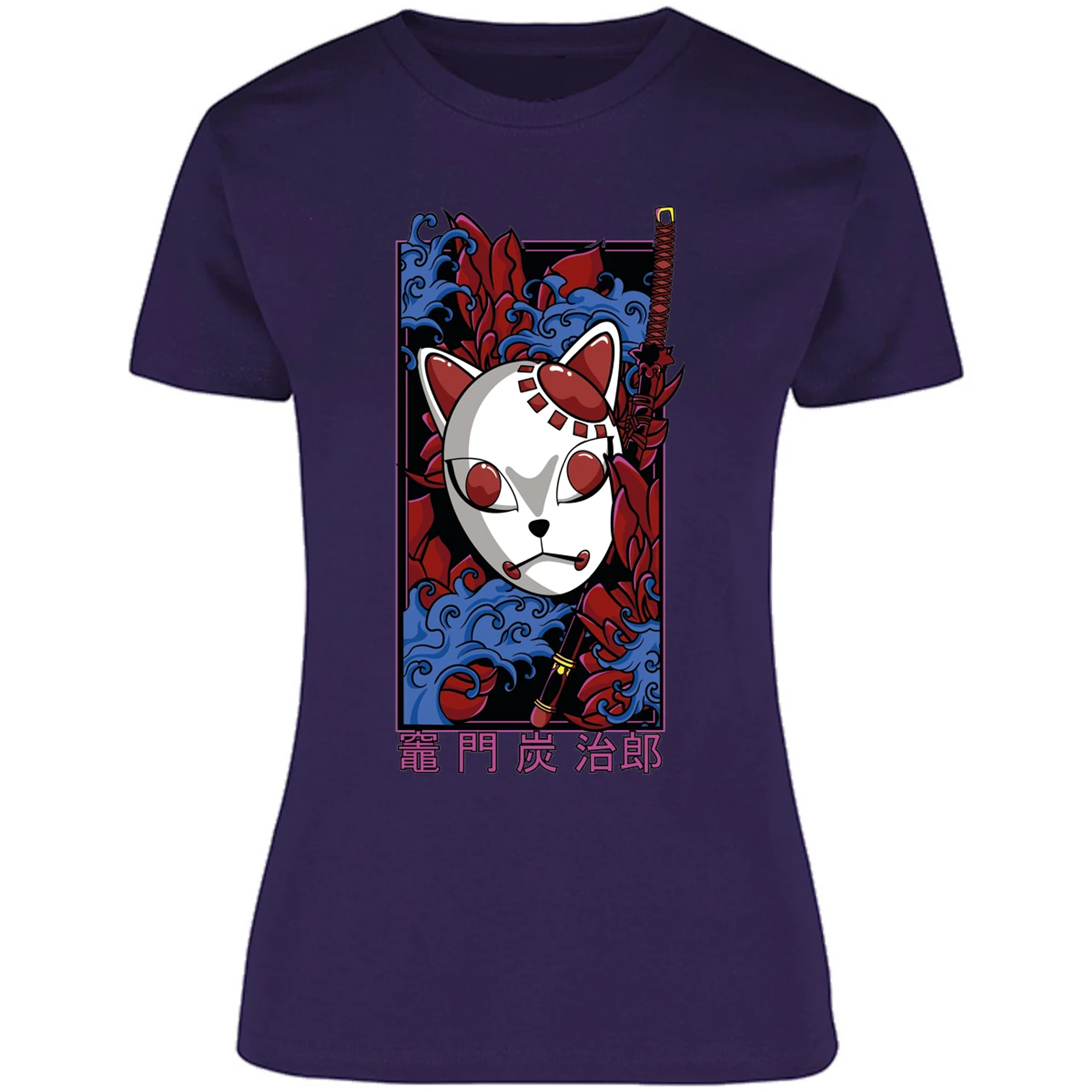 Blusa Demon Slayer Mascaras Kimetsu No Yaiba Blusa para Mujer 11