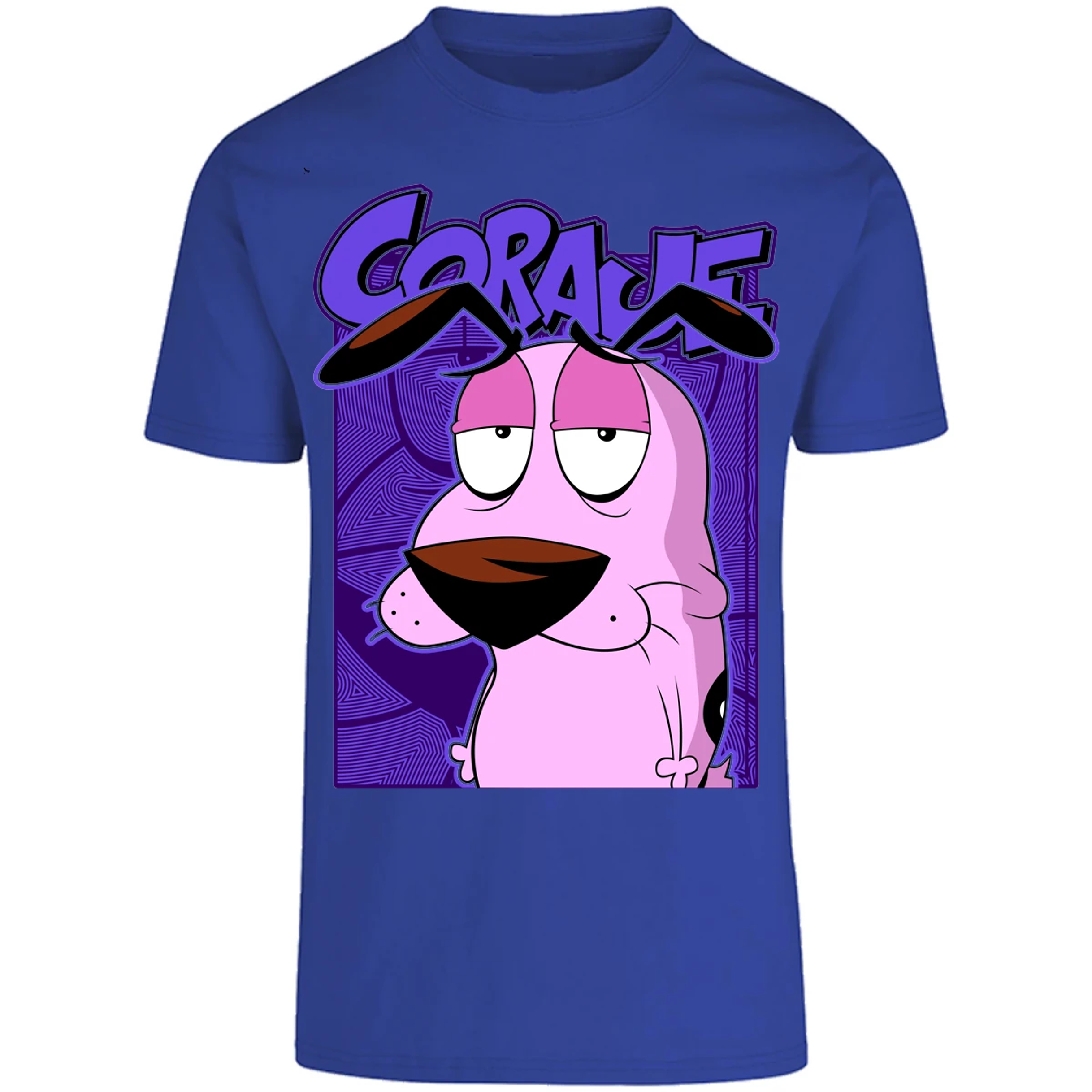 Playera Es De Series Y Peliculas Coraje para Adulto 27