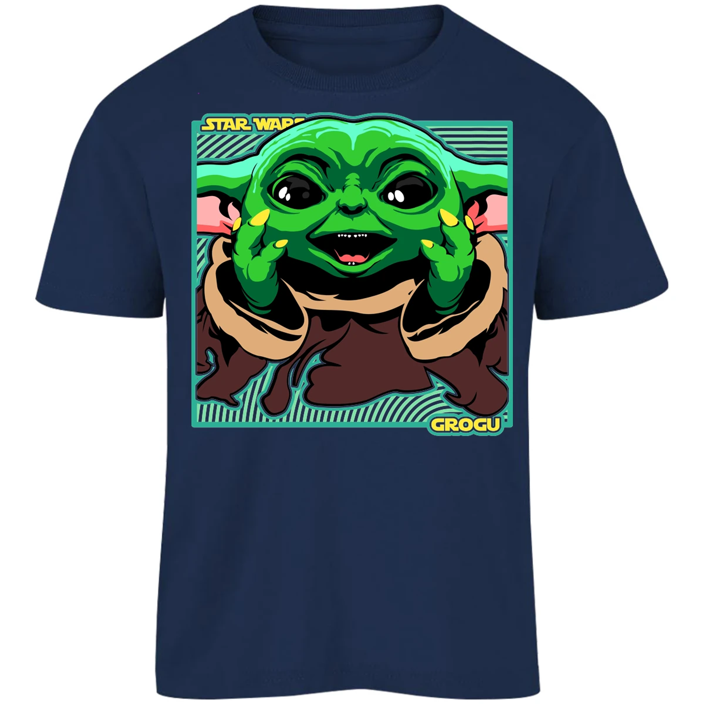 Playera Es De Series Y Peliculas Grogu para Niño 16