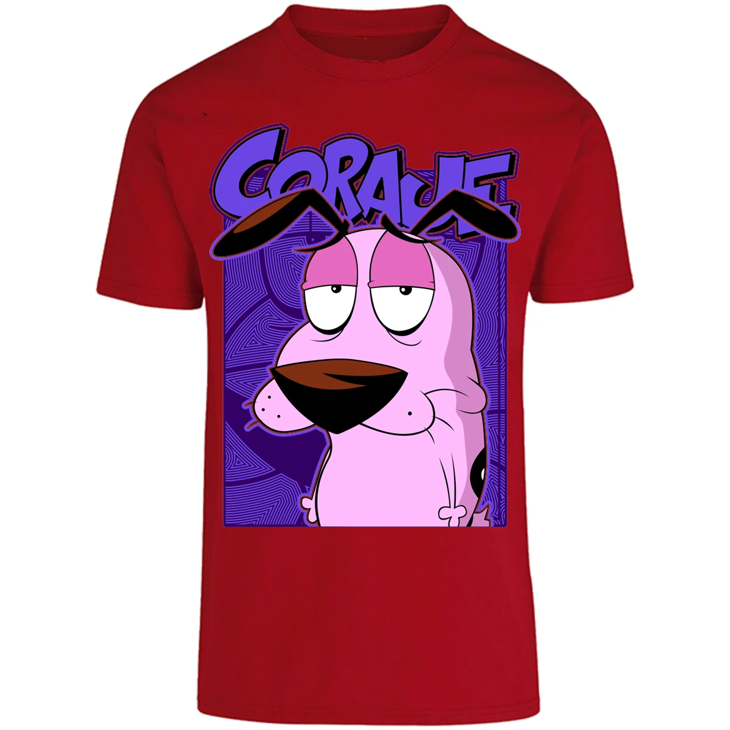 Playera Es De Series Y Peliculas Coraje para Adulto 25