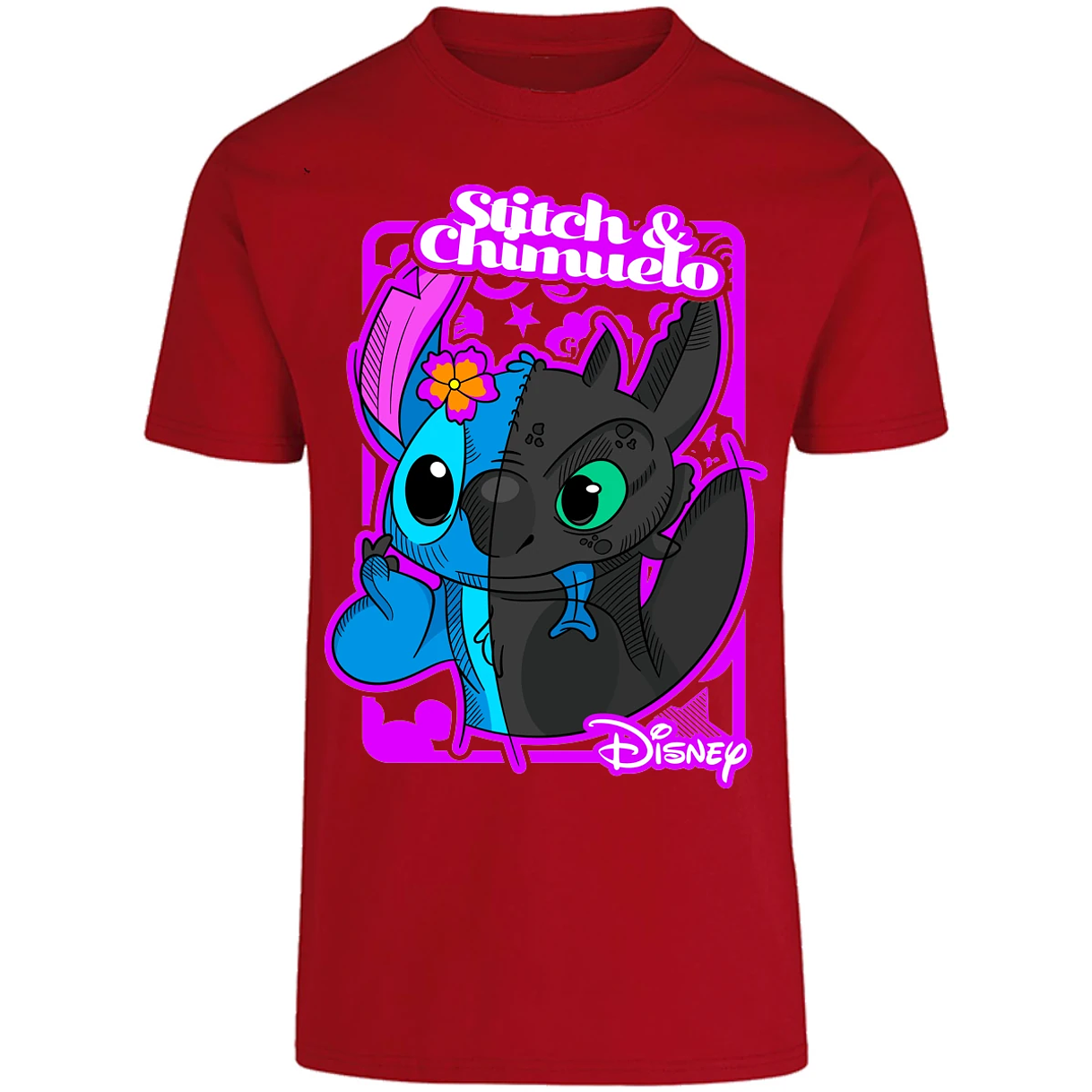 Playera Como Entrenar Dragon Stitch Y Chimuelo para Adulto 11