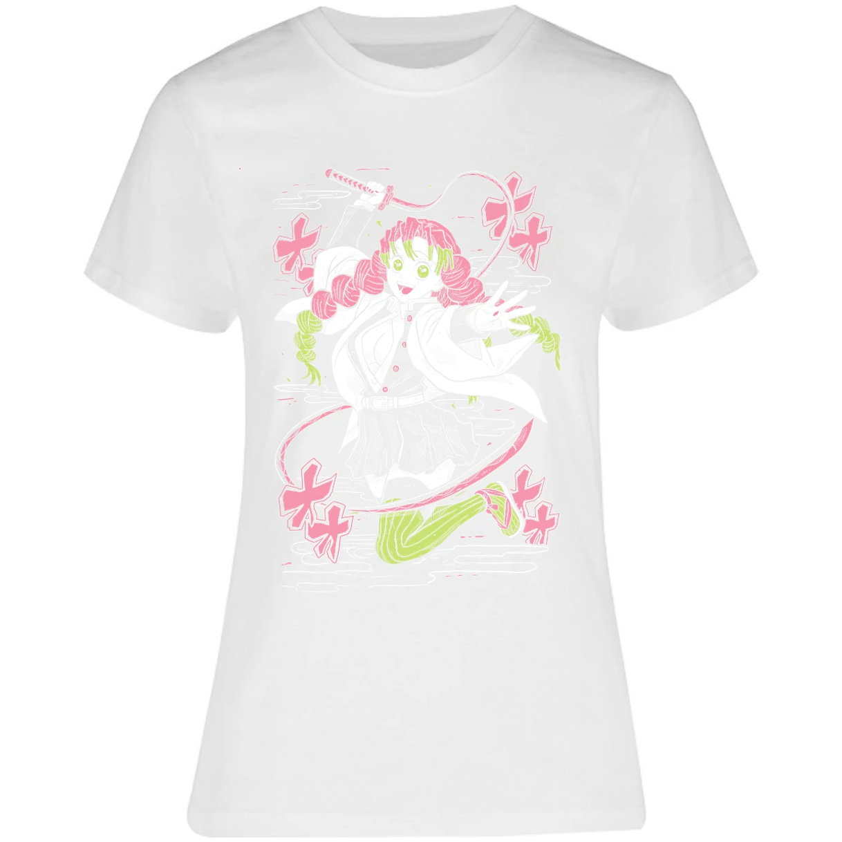 Blusa Demon Slayer Mitsuri Blusa para Mujer 5