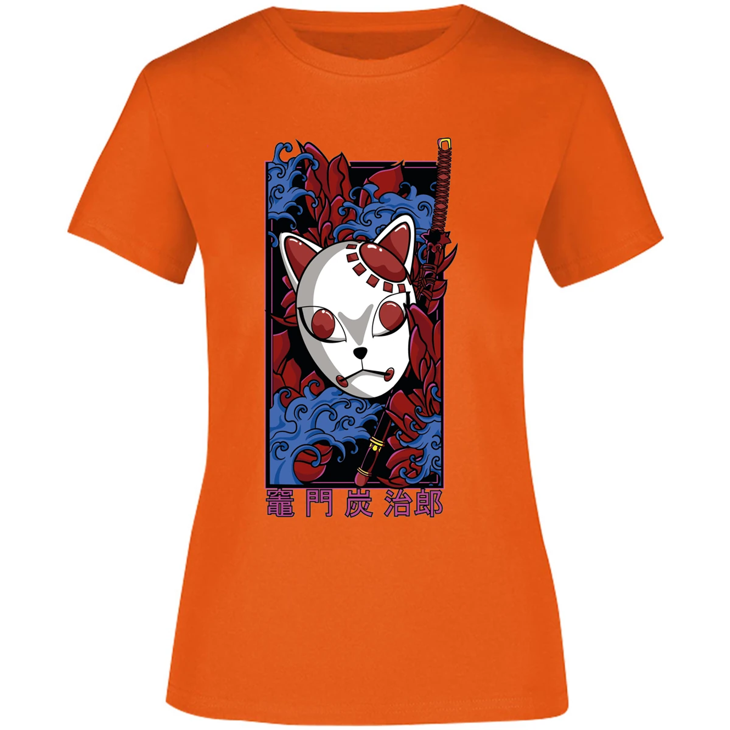 Blusa Demon Slayer Mascaras Kimetsu No Yaiba Blusa para Mujer 6