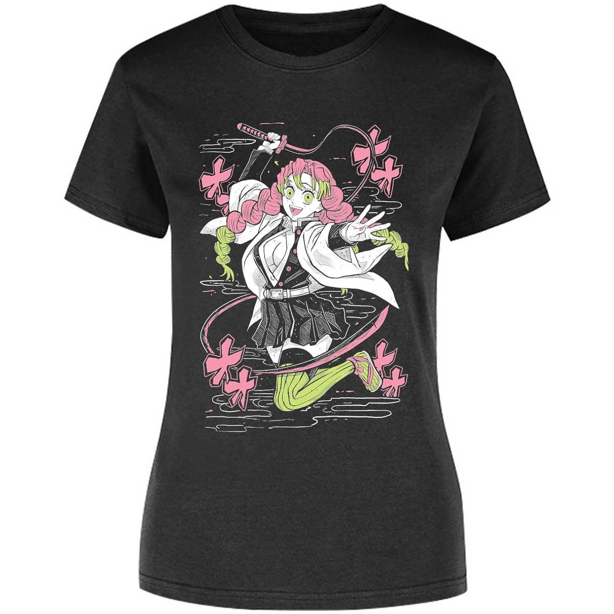 Blusa Demon Slayer Mitsuri Blusa para Mujer 2