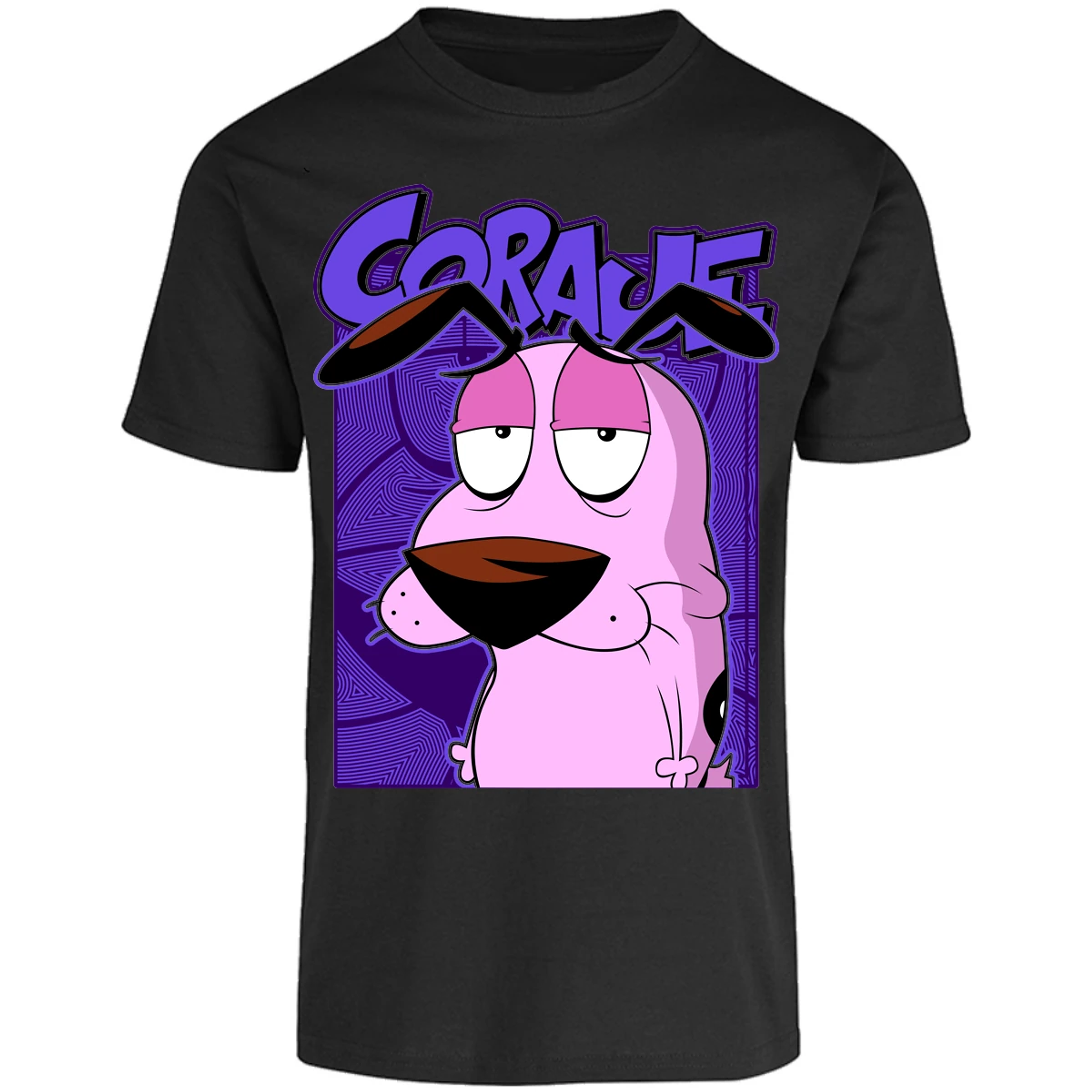 Playera Coraje El Perro Cobarde Coraje para Adulto 1