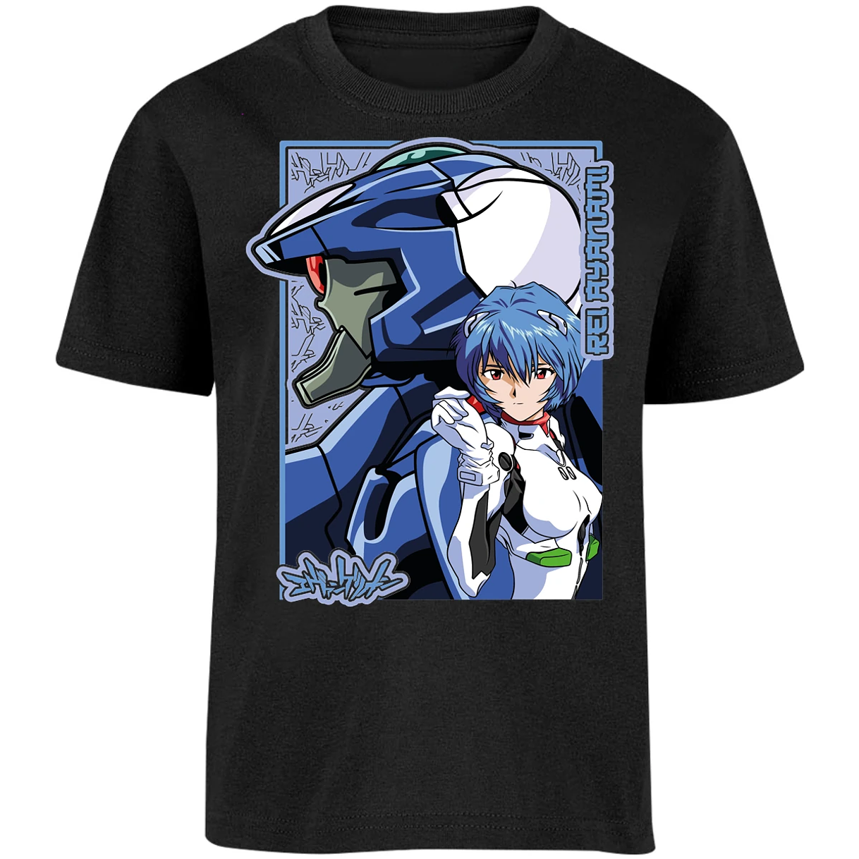 Playera Evangelion Rei Eva 02 para Niño 1