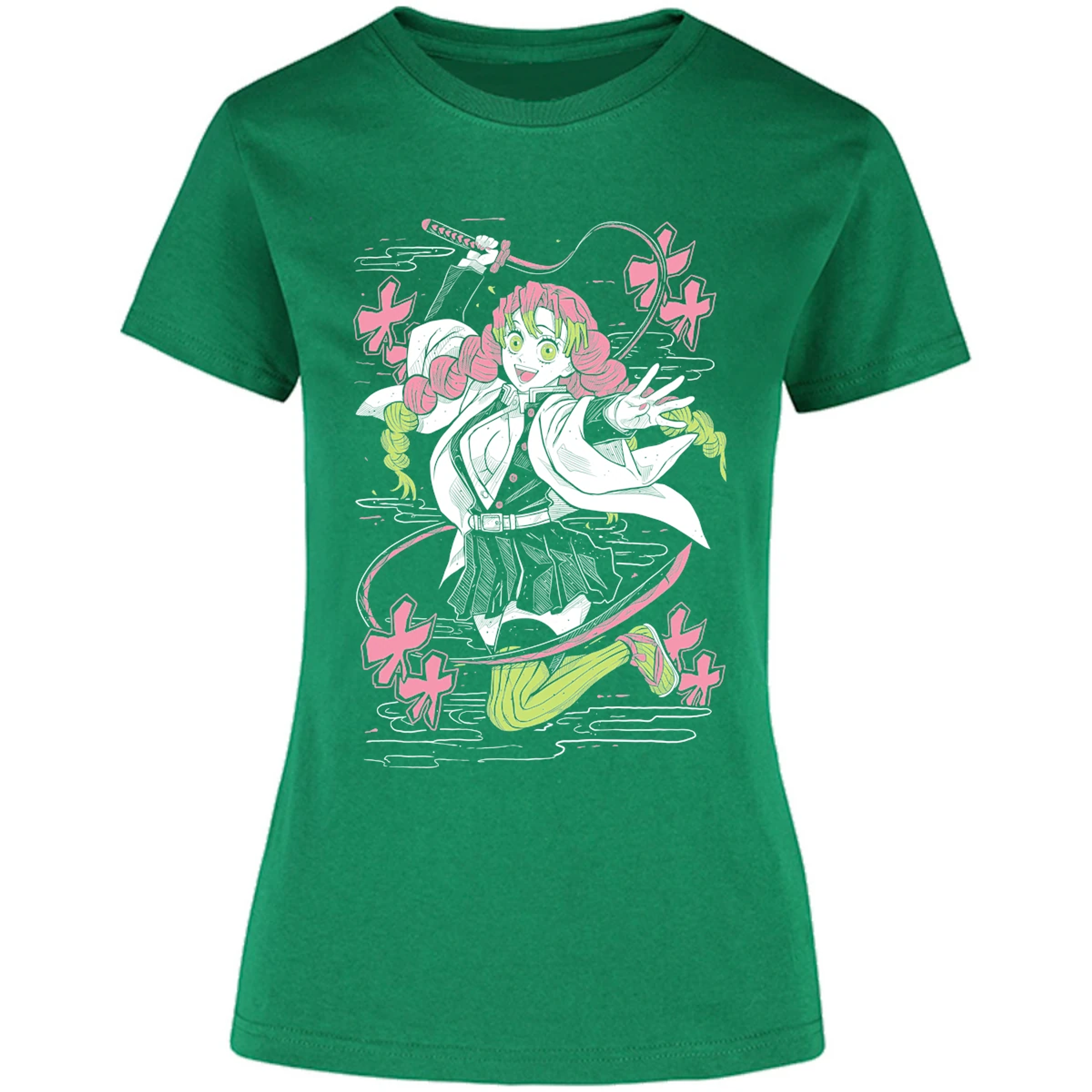 Blusa Demon Slayer Mitsuri Blusa para Mujer 12