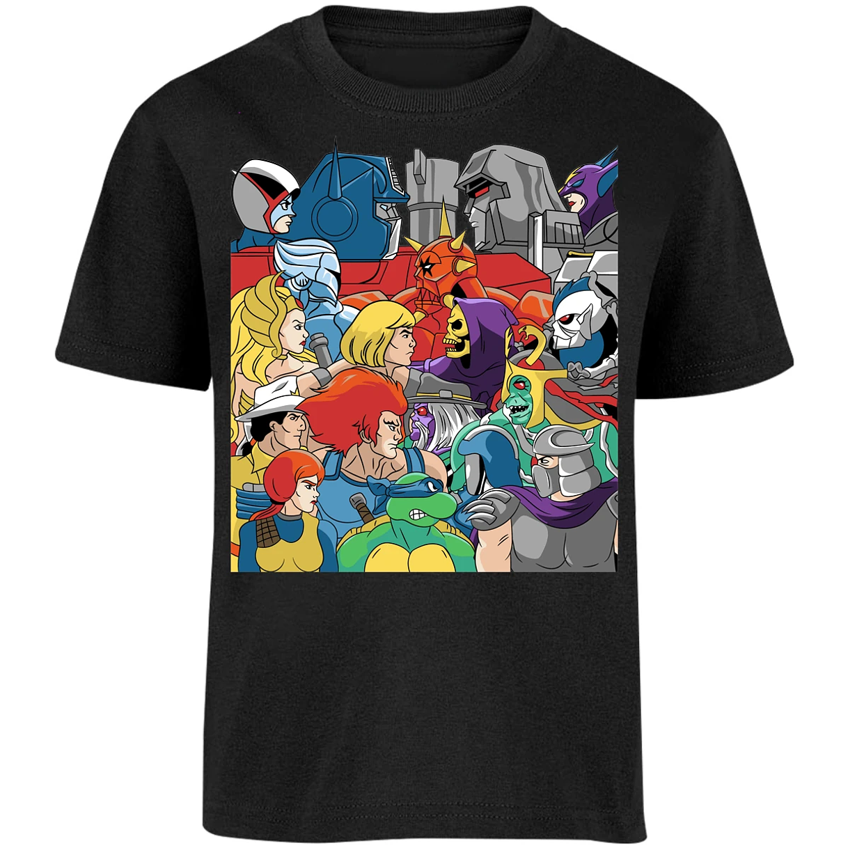 Playera Es De Series Y Peliculas Heroes Y Villanos Retro para Niño 13