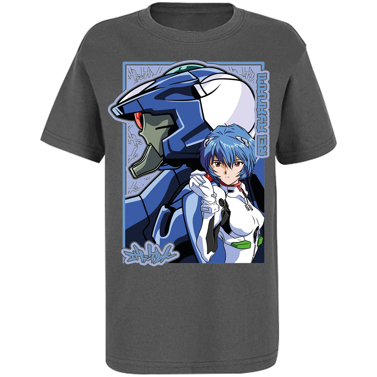Playera Evangelion Rei Eva 02 para Niño 6