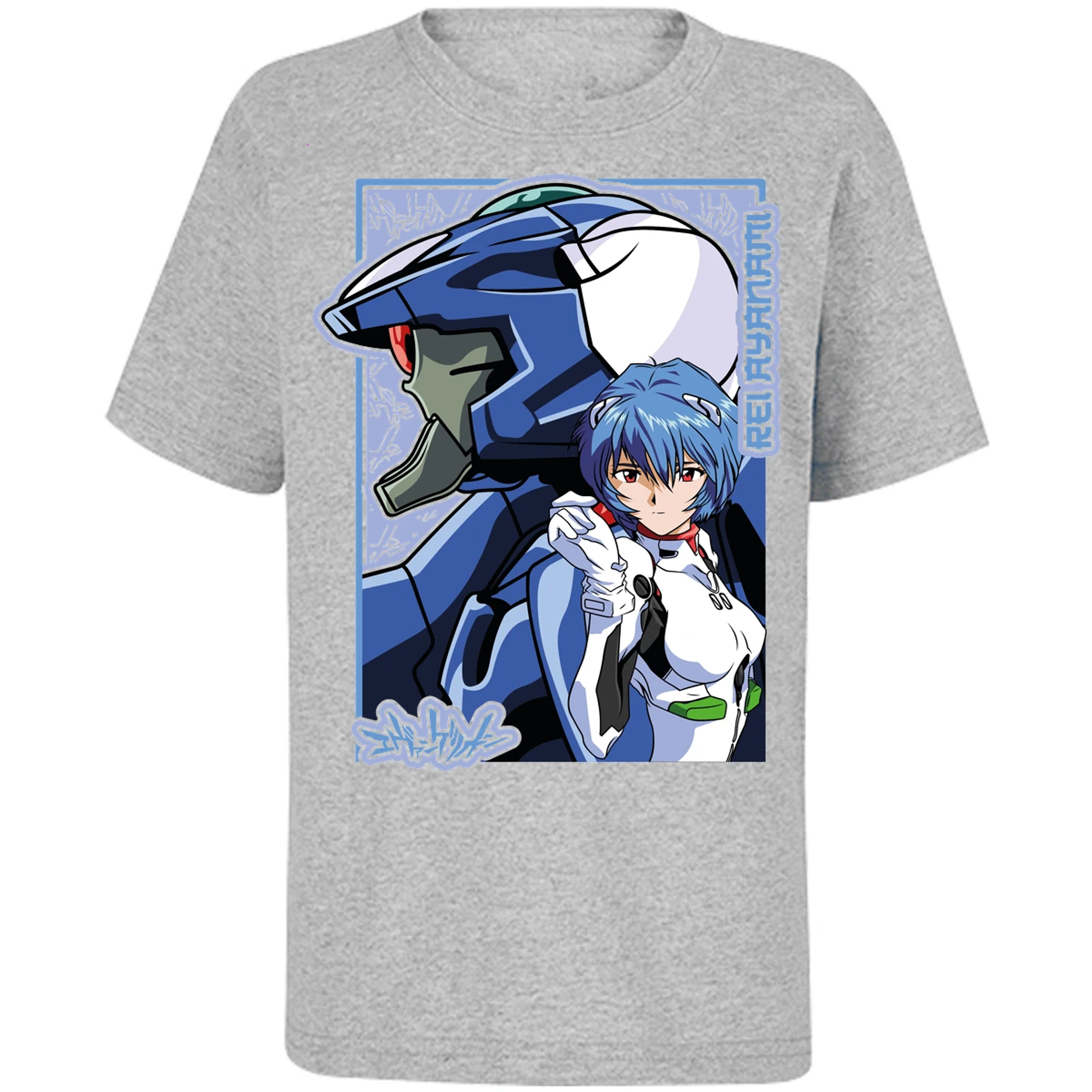 Playera Evangelion Rei Eva 02 para Niño 3