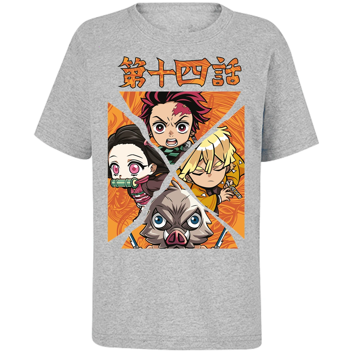 Playera Demon Slayer Demon Salayer Chibi para Niño 11