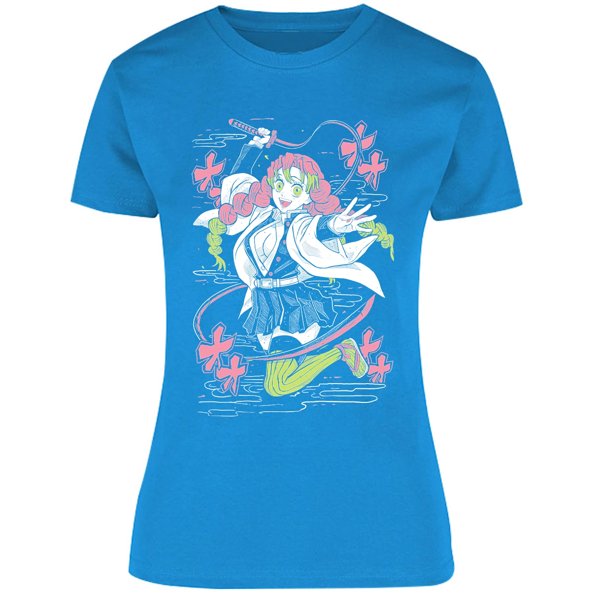 Blusa Demon Slayer Mitsuri Blusa para Mujer 15