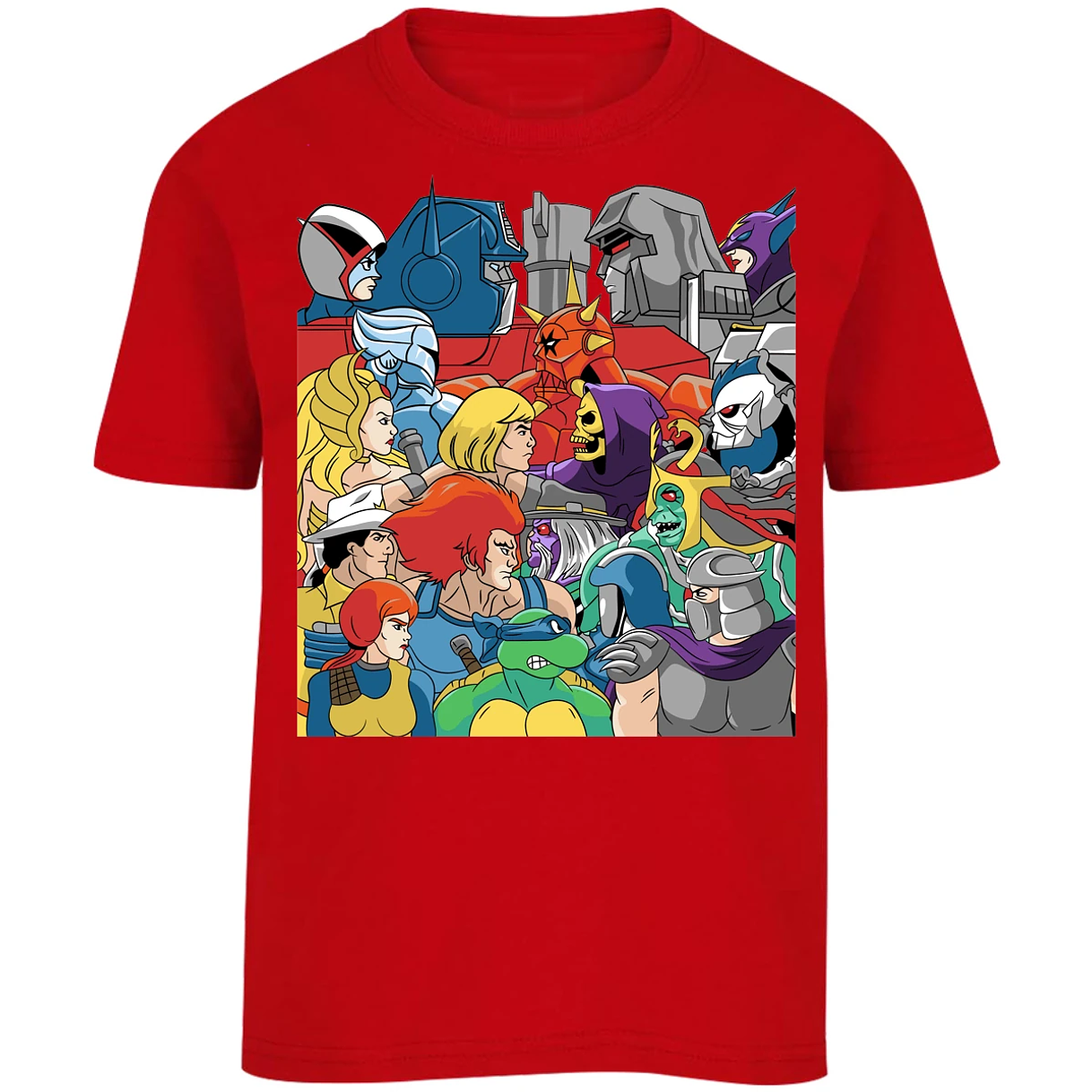 Playera Es De Series Y Peliculas Heroes Y Villanos Retro para Niño 16