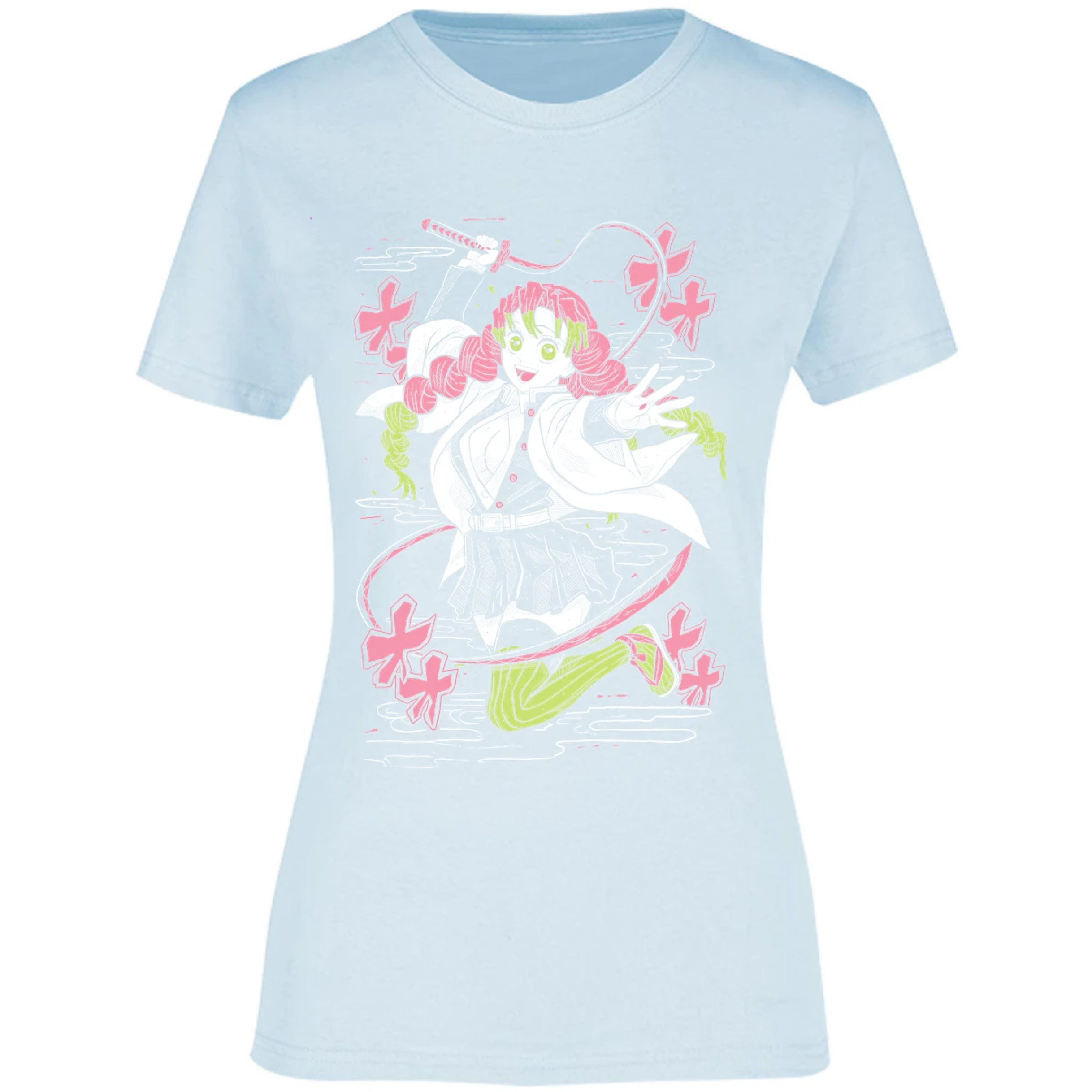 Blusa Demon Slayer Mitsuri Blusa para Mujer 4