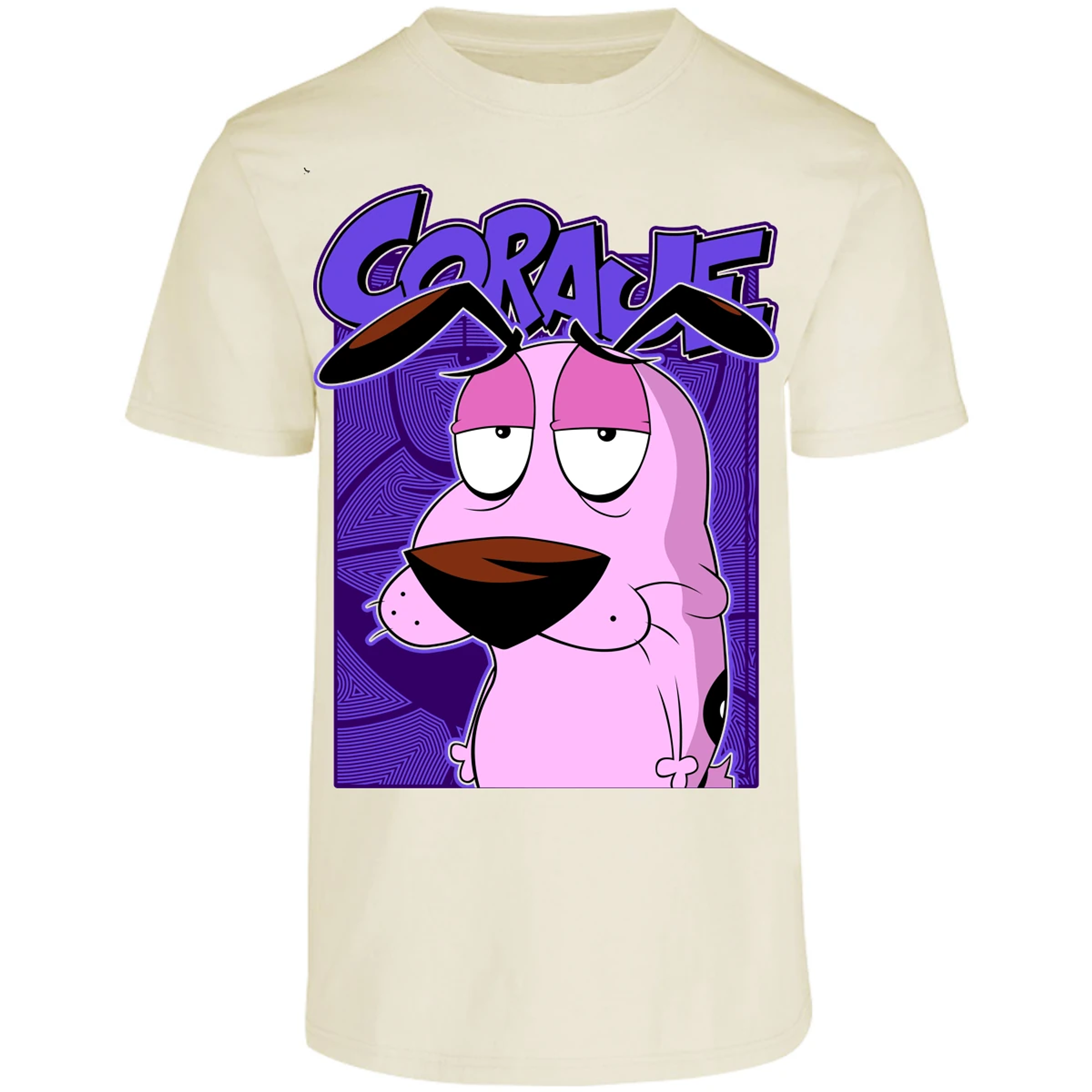 Playera Coraje El Perro Cobarde Coraje para Adulto 20