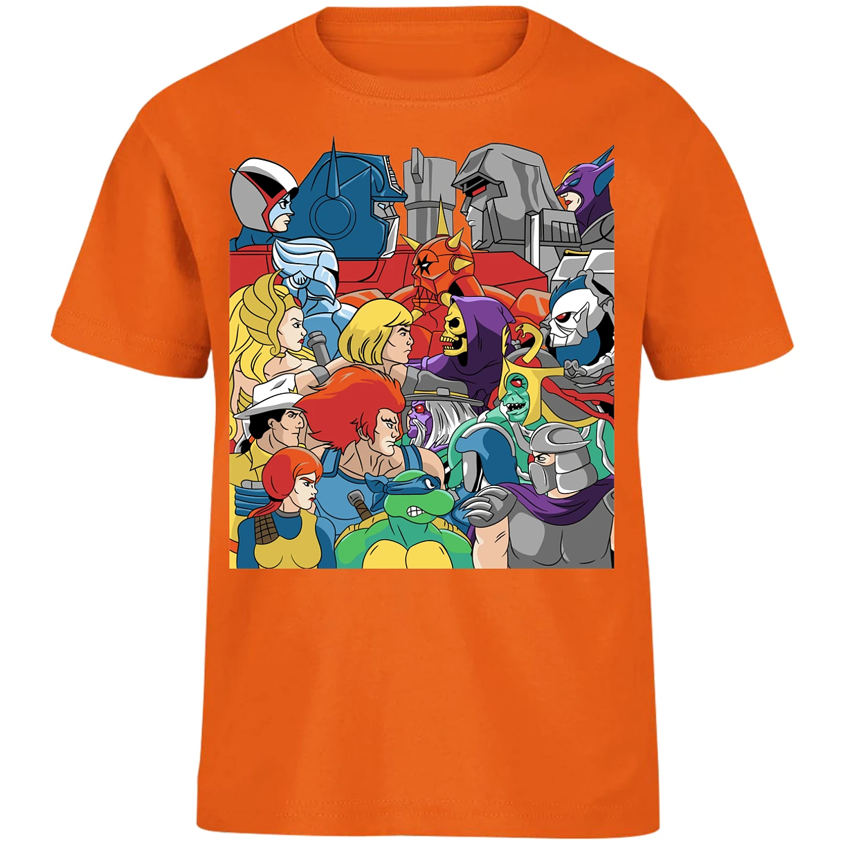 Playera Es De Series Y Peliculas Heroes Y Villanos Retro para Niño 10