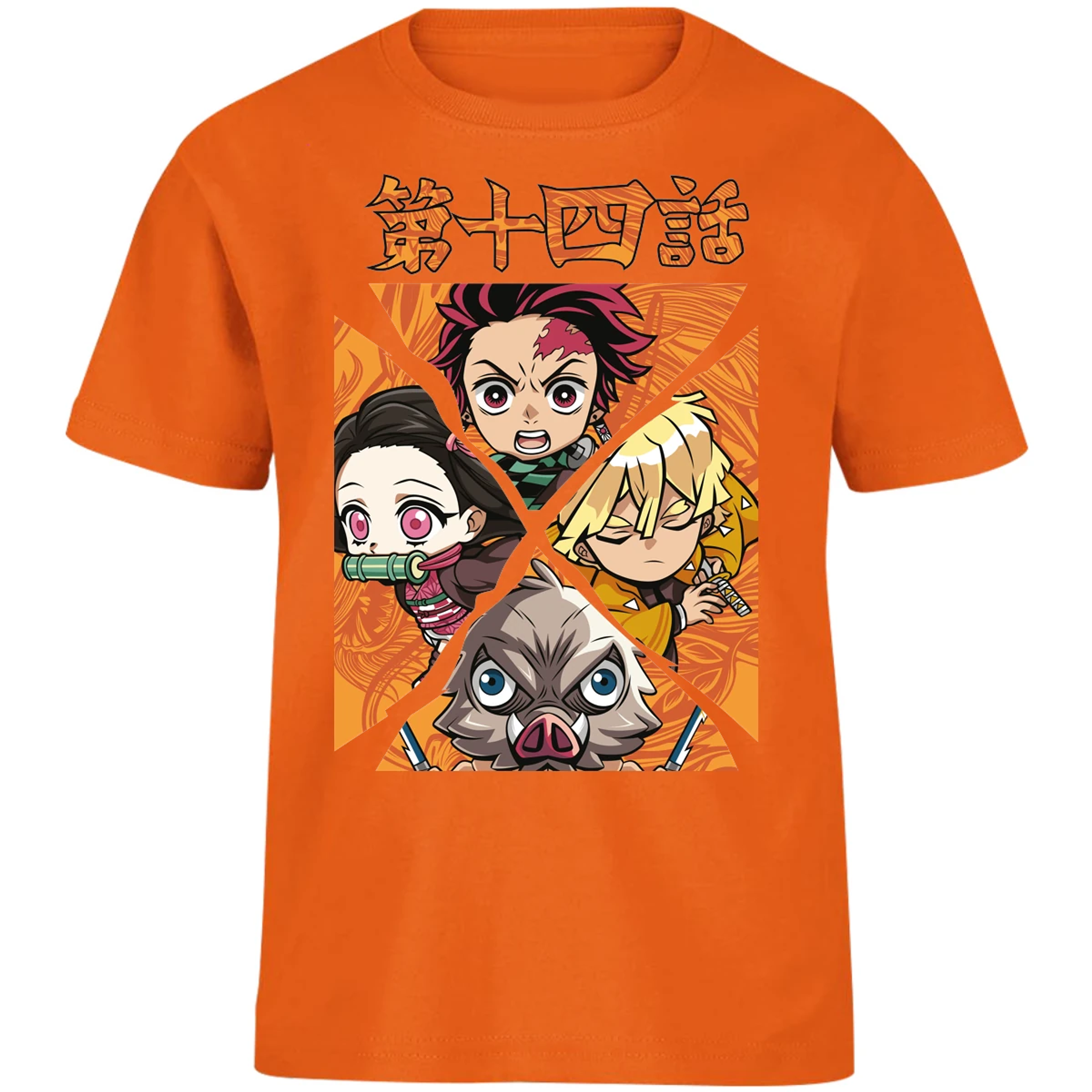 Playera Demon Slayer Demon Salayer Chibi para Niño 2