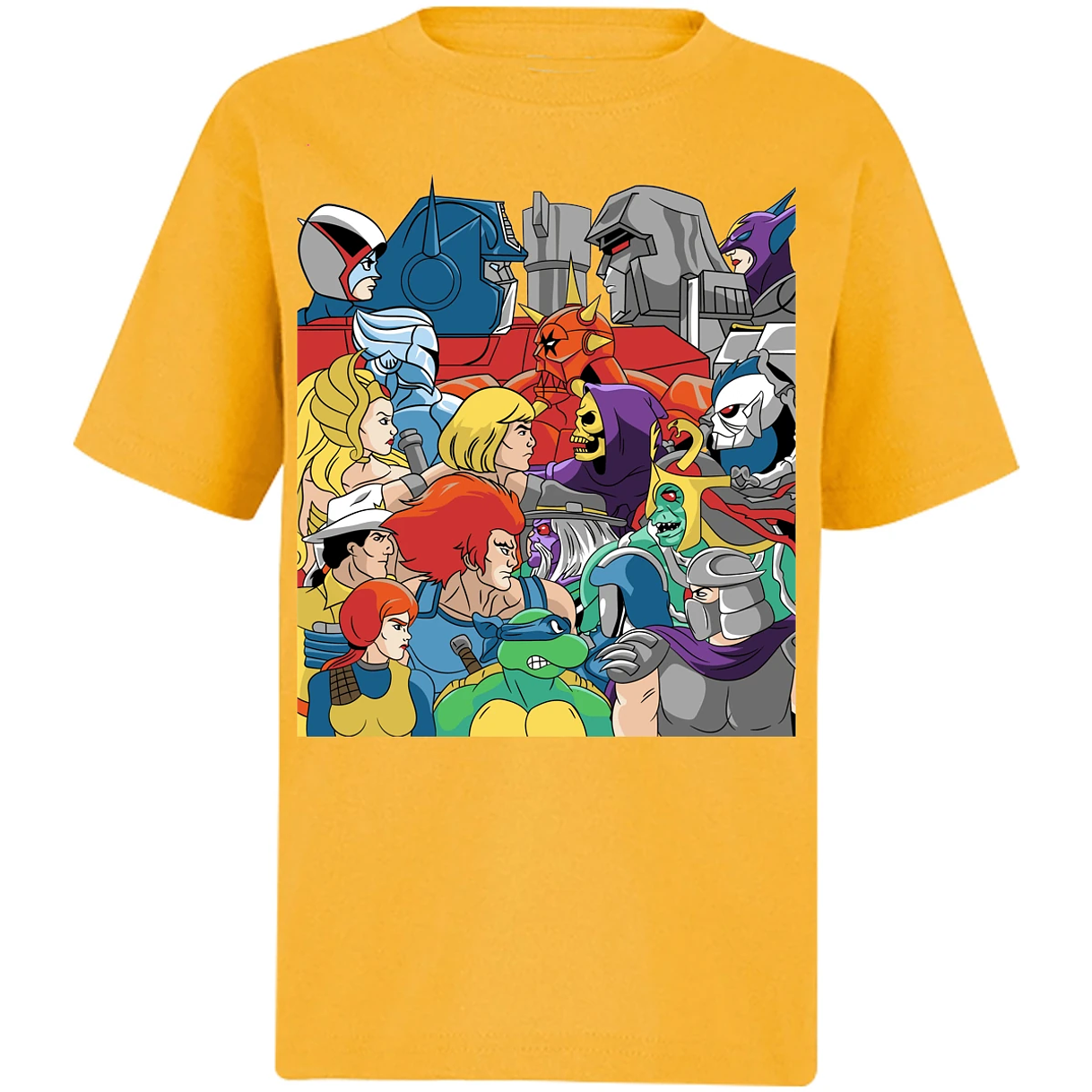 Playera Es De Series Y Peliculas Heroes Y Villanos Retro para Niño 1