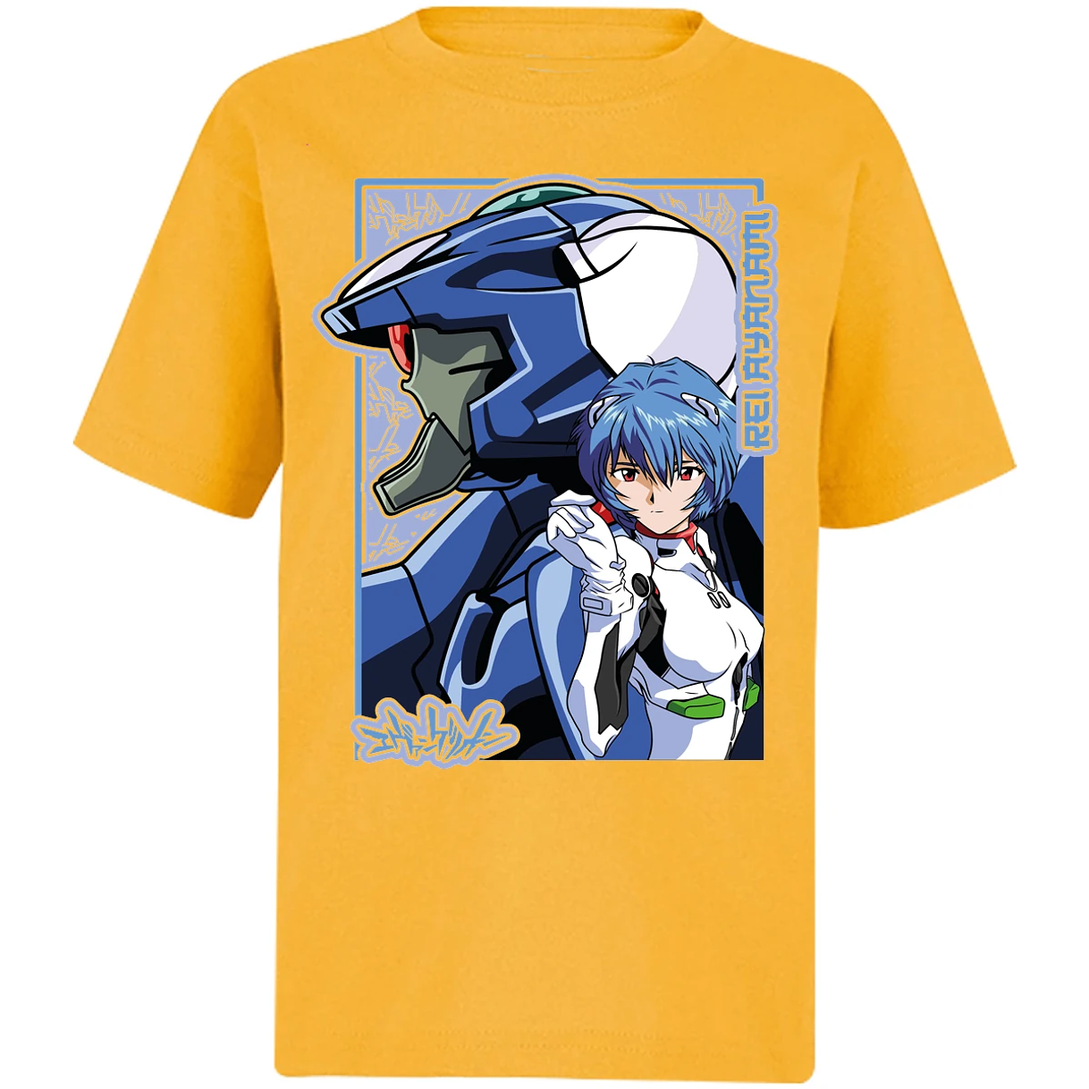 Playera Evangelion Rei Eva 02 para Niño 13