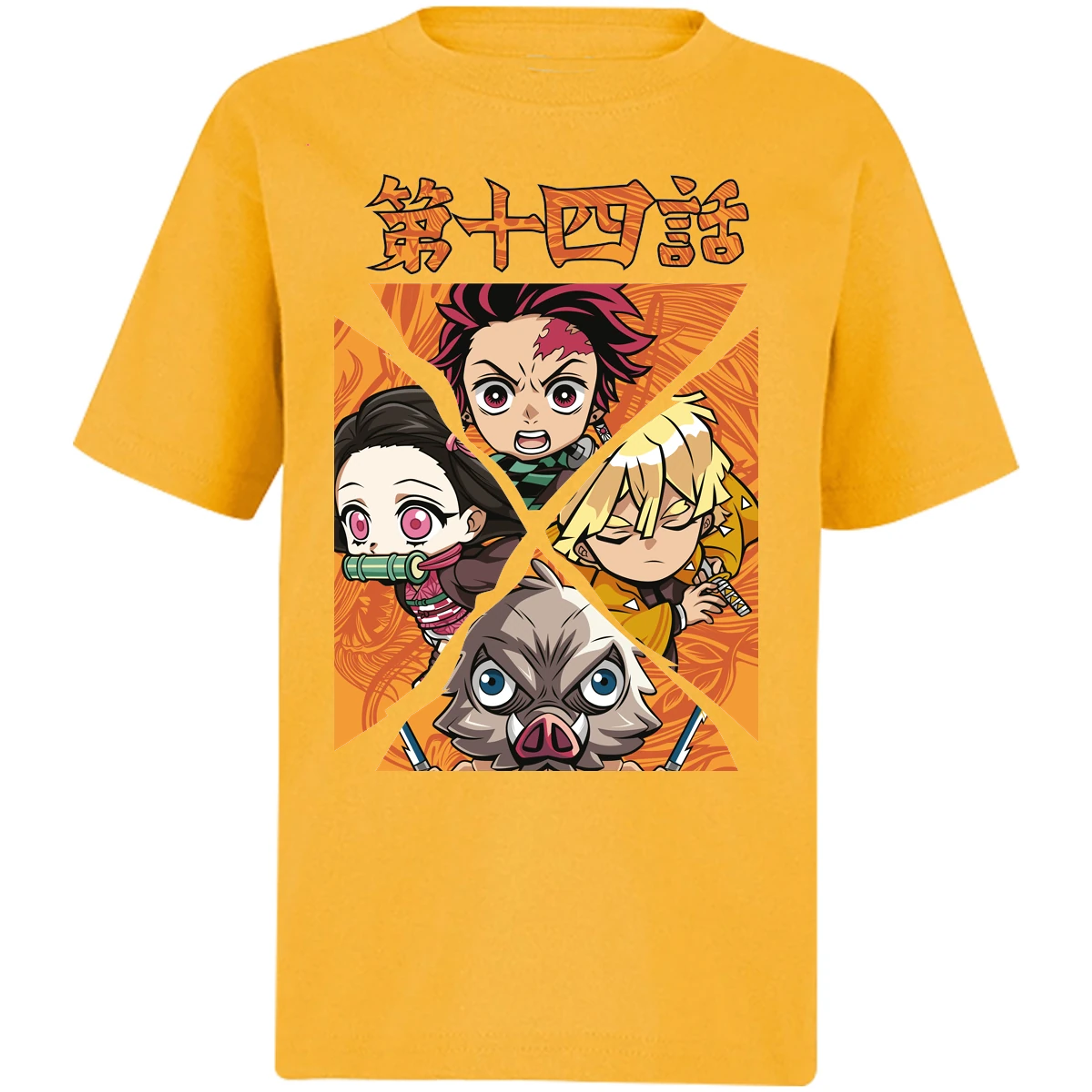 Playera Demon Slayer Demon Salayer Chibi para Niño 8