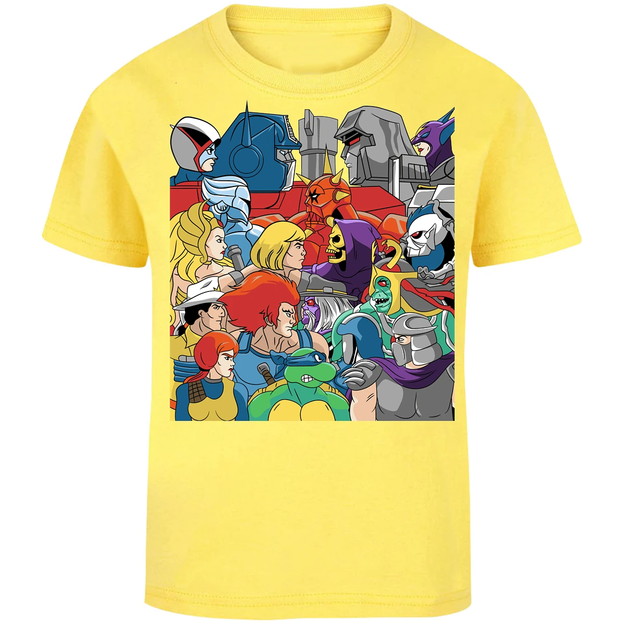 Playera Es De Series Y Peliculas Heroes Y Villanos Retro para Niño 2