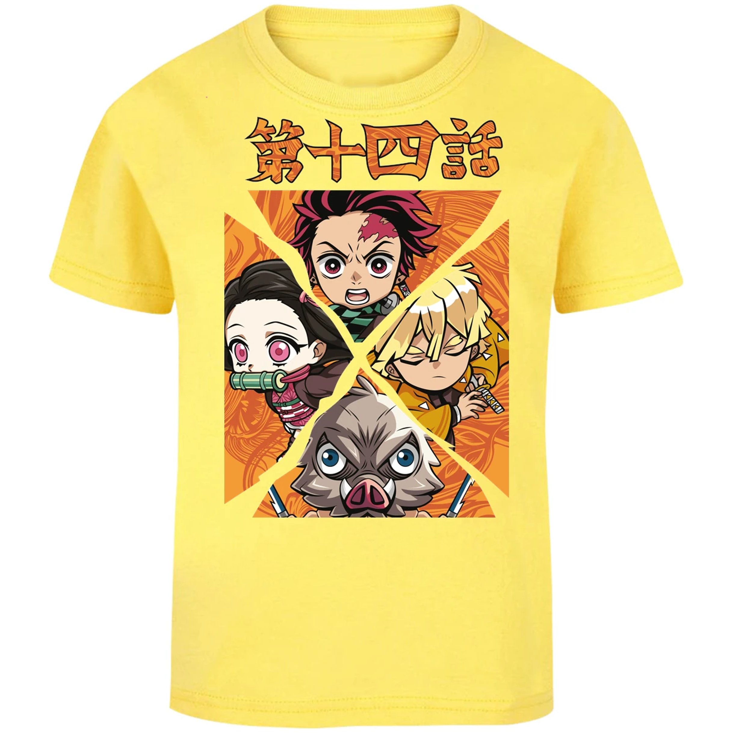 Playera Demon Slayer Demon Salayer Chibi para Niño 3