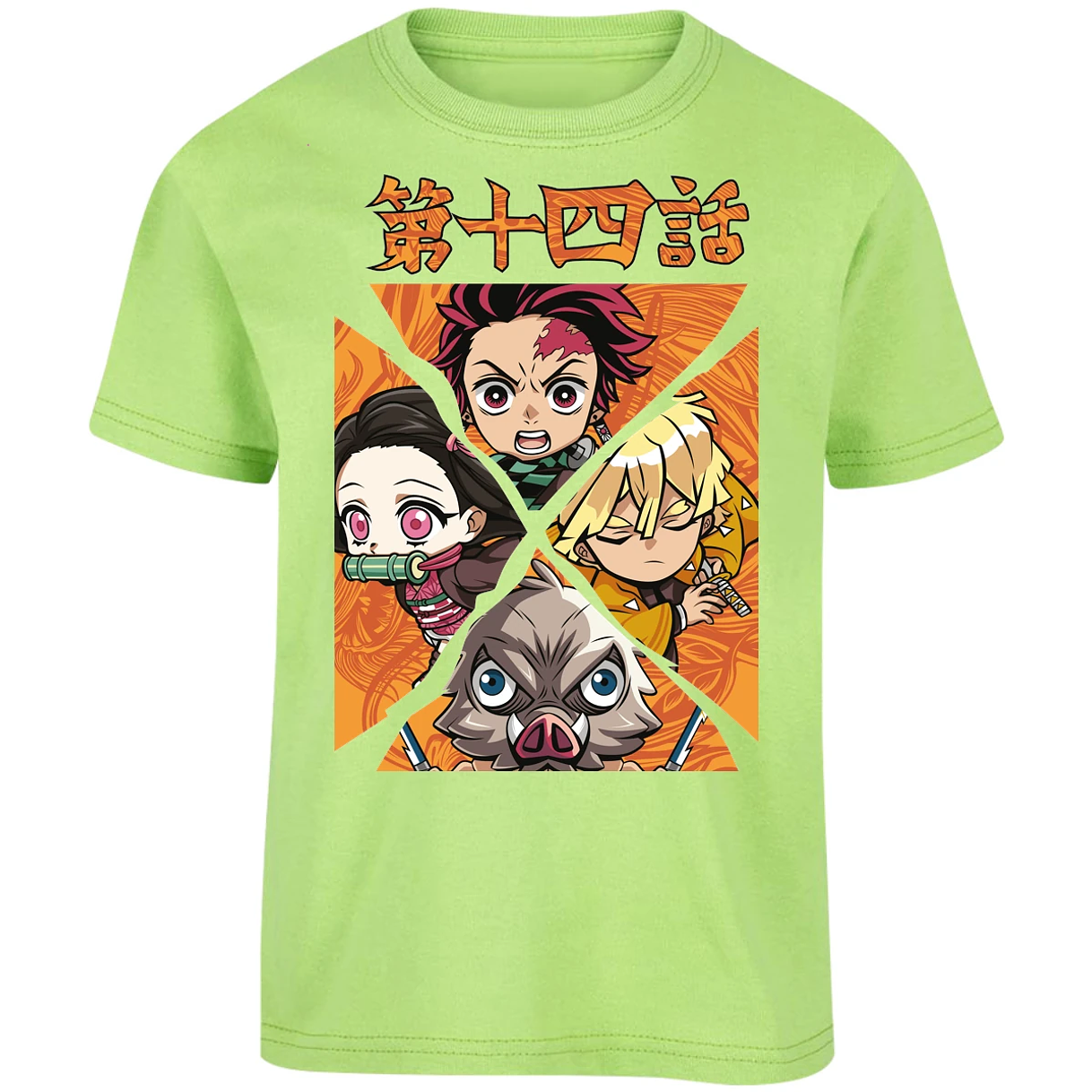 Playera Demon Slayer Demon Salayer Chibi para Niño 6