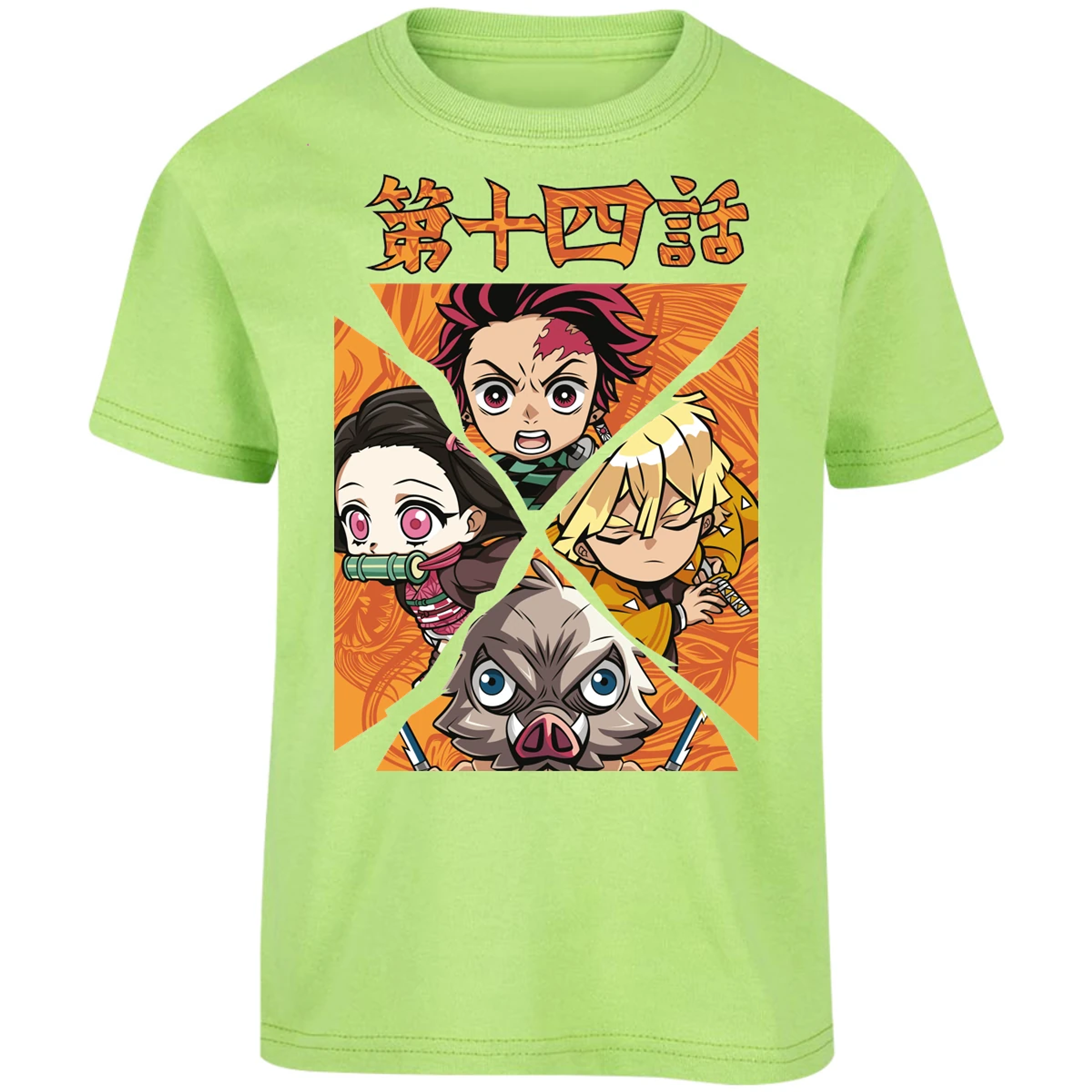 Playera Demon Slayer Demon Salayer Chibi para Niño 6