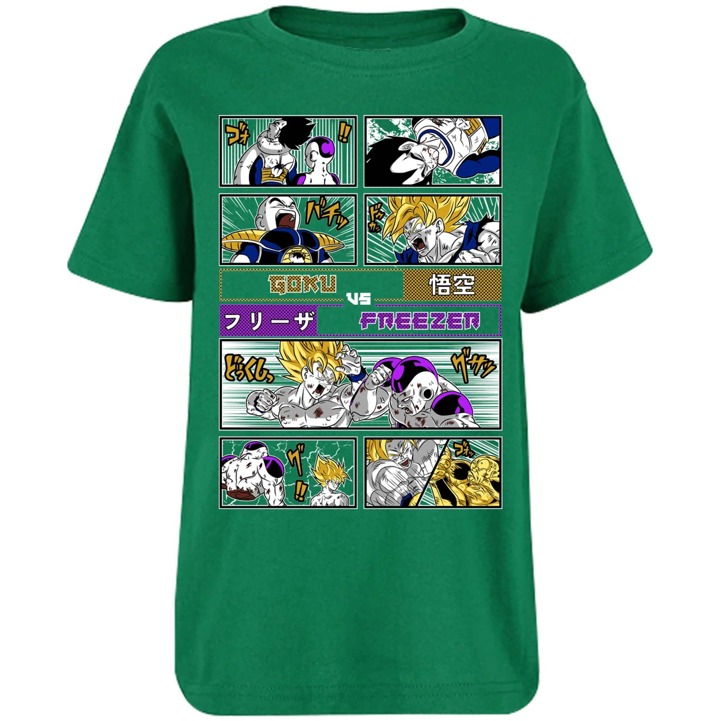 Playera Dragon Ball Goku Vs Freezer para Niño 11