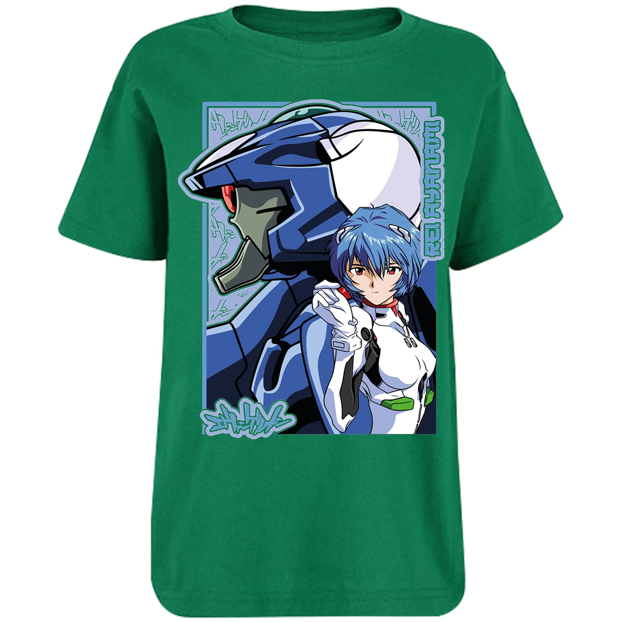 Playera Evangelion Rei Eva 02 para Niño 2