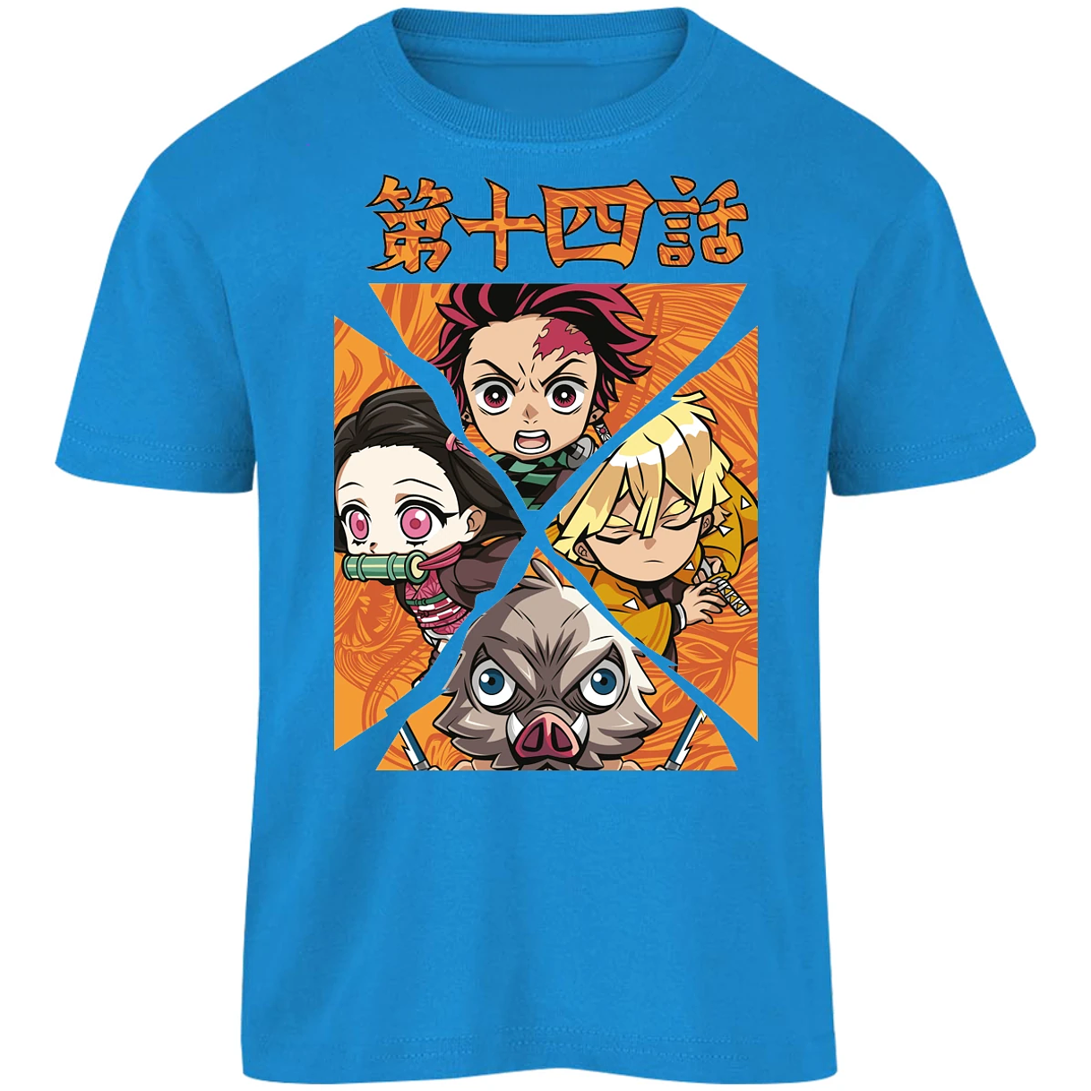 Playera Demon Slayer Demon Salayer Chibi para Niño 7