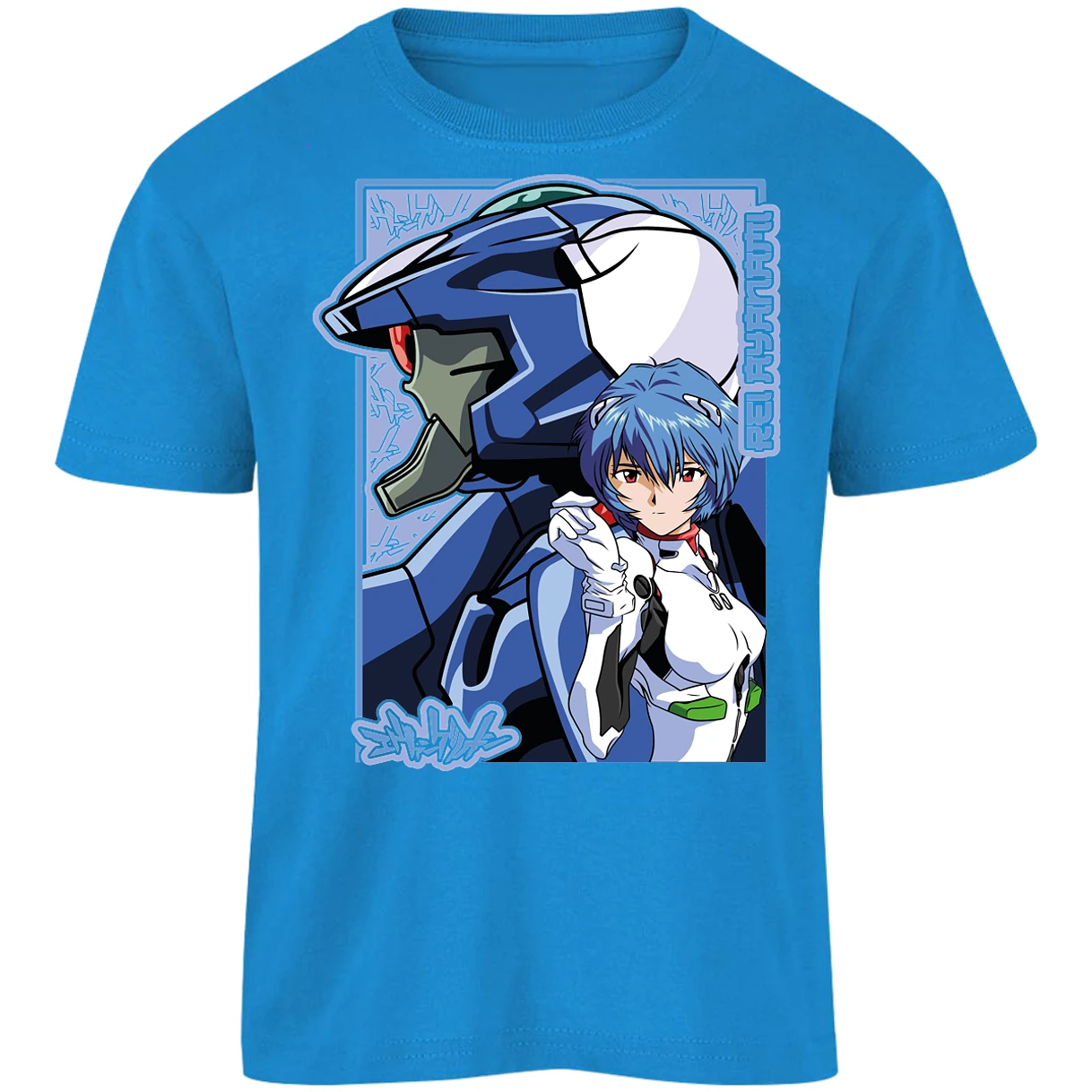 Playera Evangelion Rei Eva 02 para Niño 14