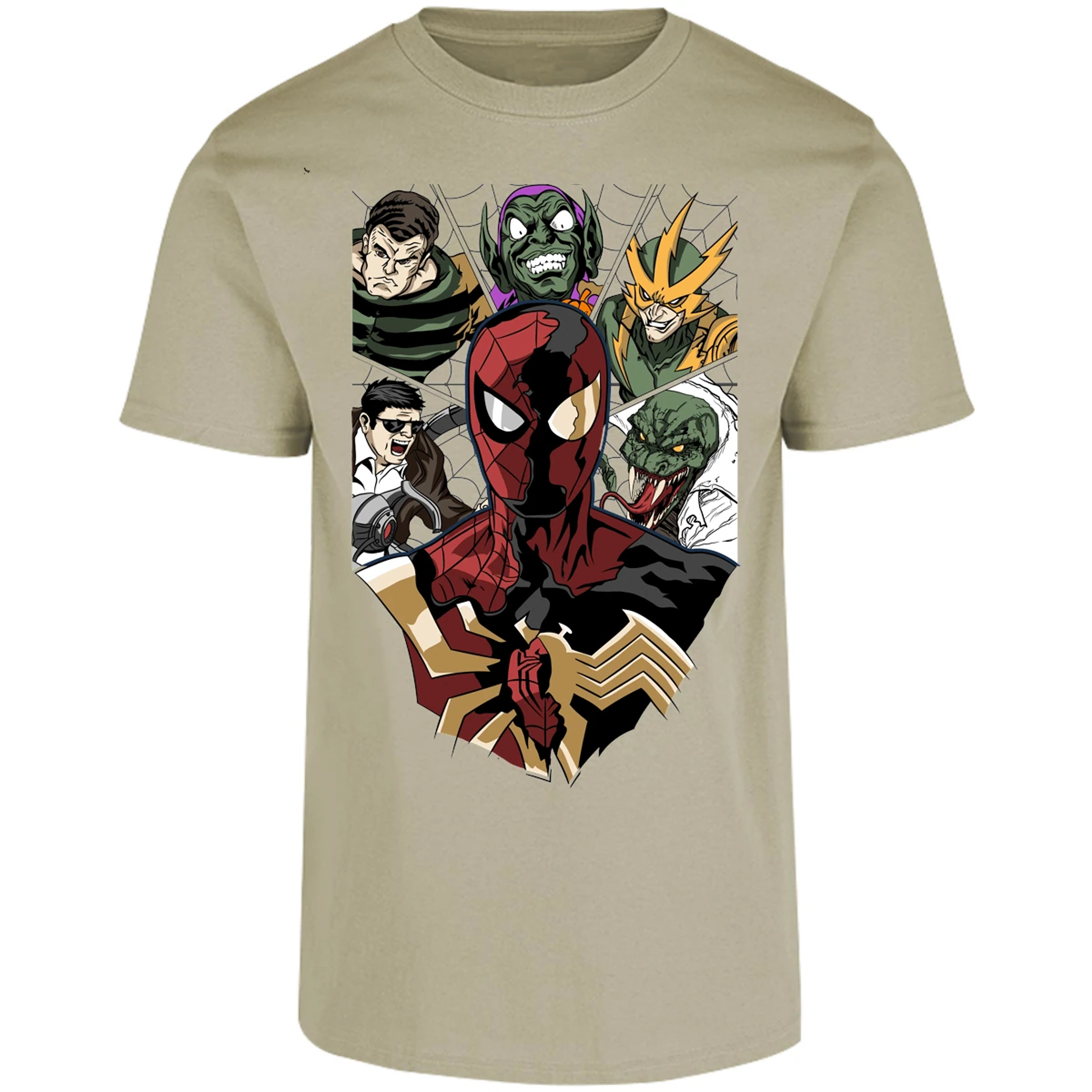 Playera Es De Series Y Peliculas Spiderman Vs Villanos para Adulto 3