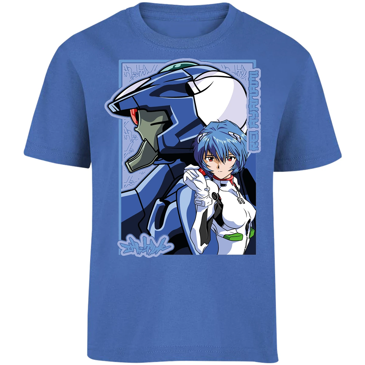 Playera Evangelion Rei Eva 02 para Niño 11