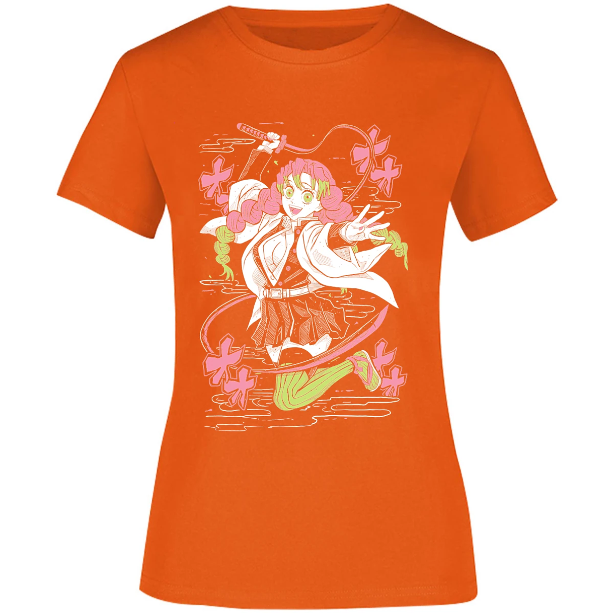 Blusa Demon Slayer Mitsuri Blusa para Mujer 14