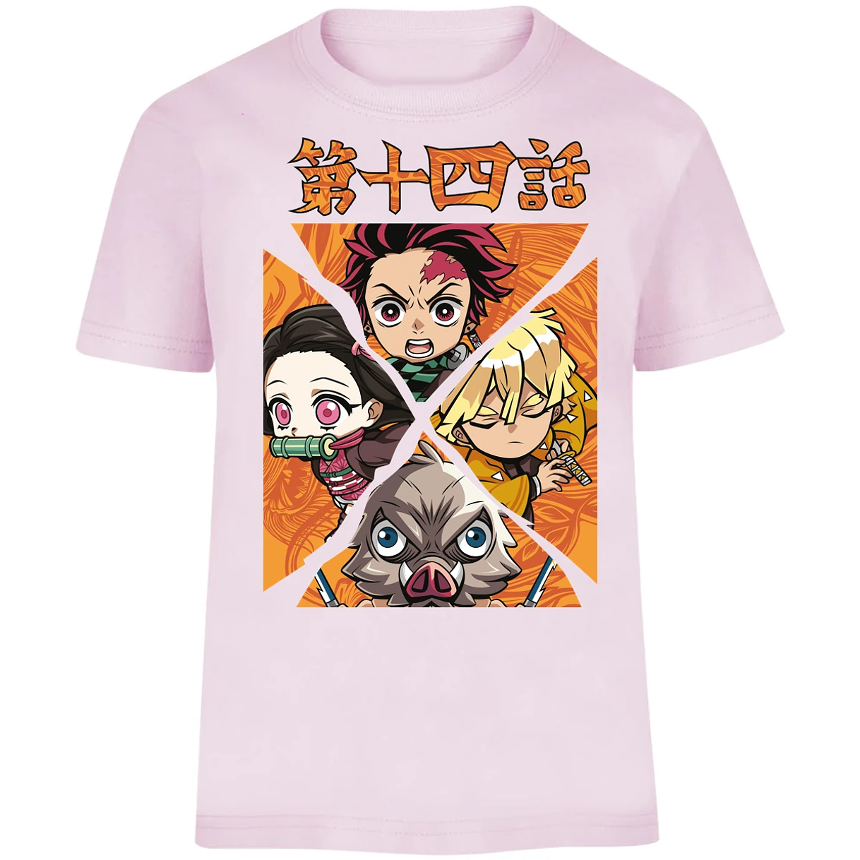 Playera Demon Slayer Demon Salayer Chibi para Niño 13