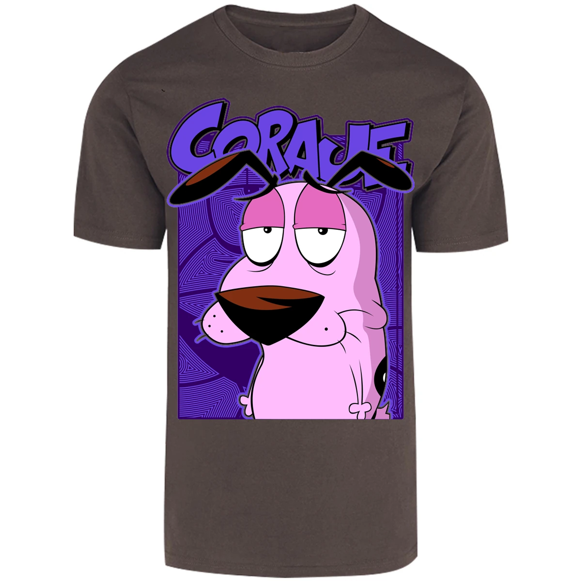 Playera Coraje El Perro Cobarde Coraje para Adulto 13