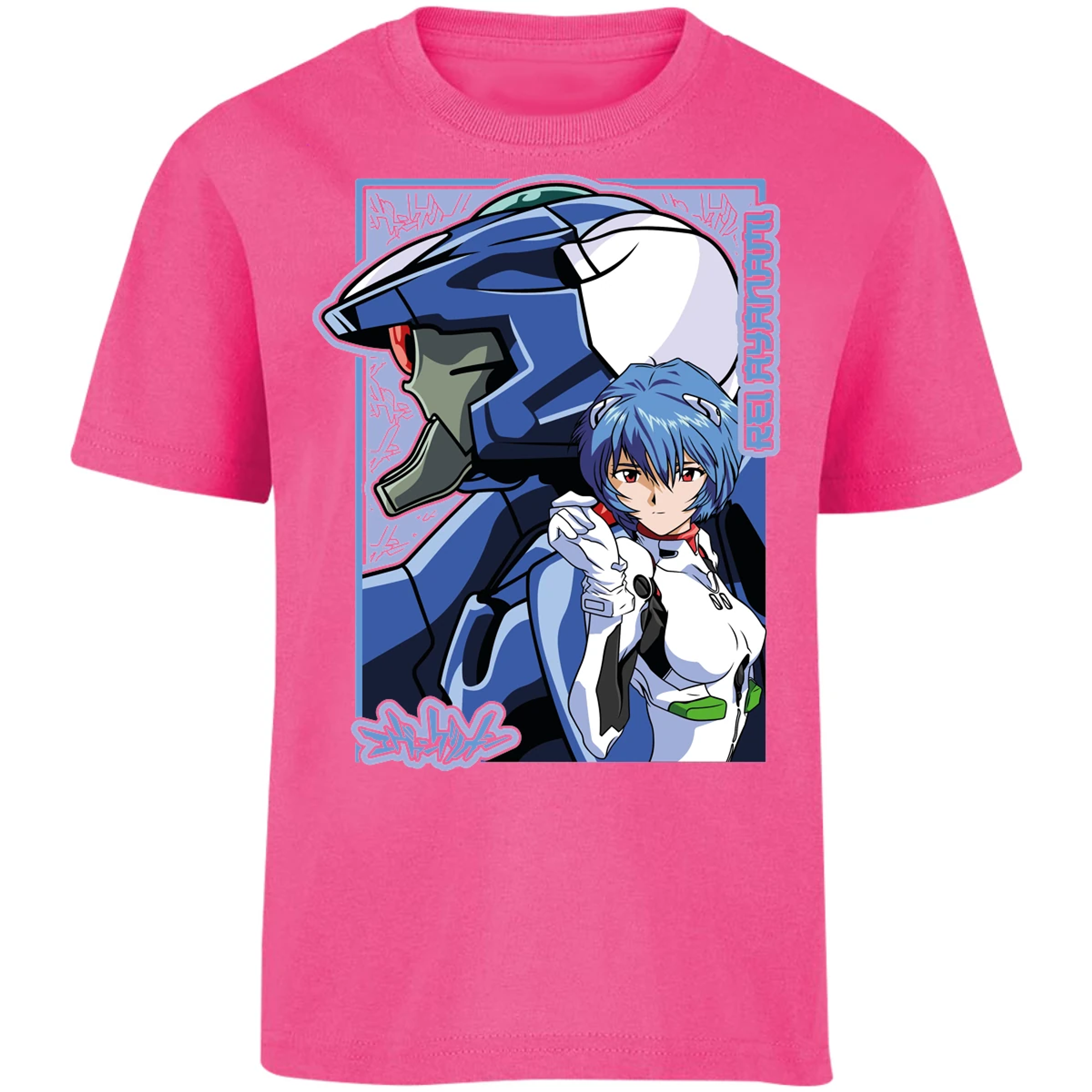 Playera Evangelion Rei Eva 02 para Niño 5