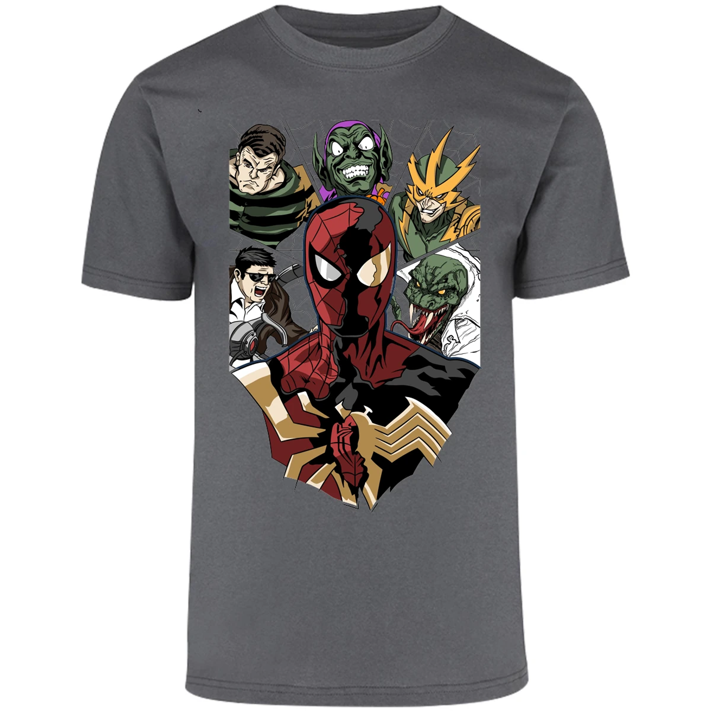 Playera Es De Series Y Peliculas Spiderman Vs Villanos para Adulto 5