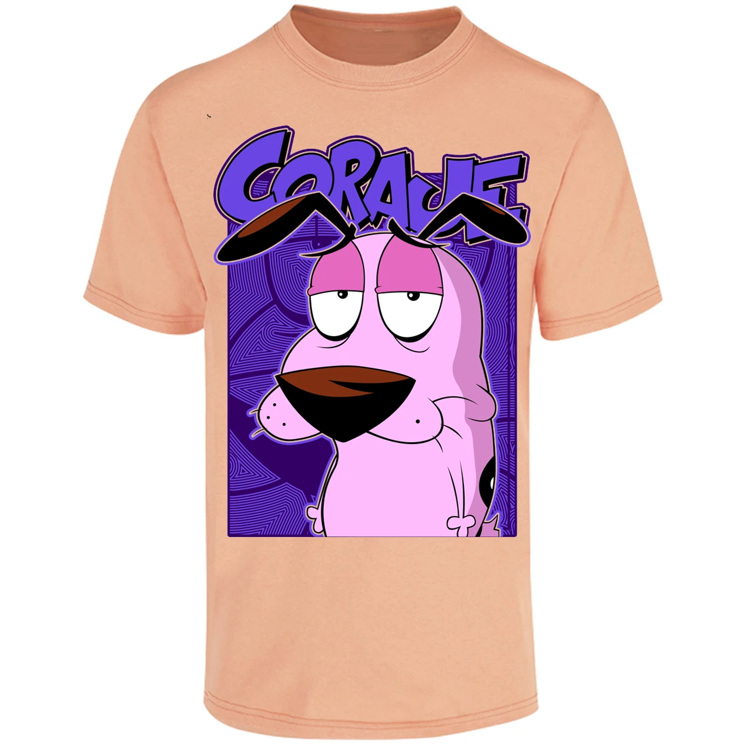 Playera Coraje El Perro Cobarde Coraje para Adulto 4